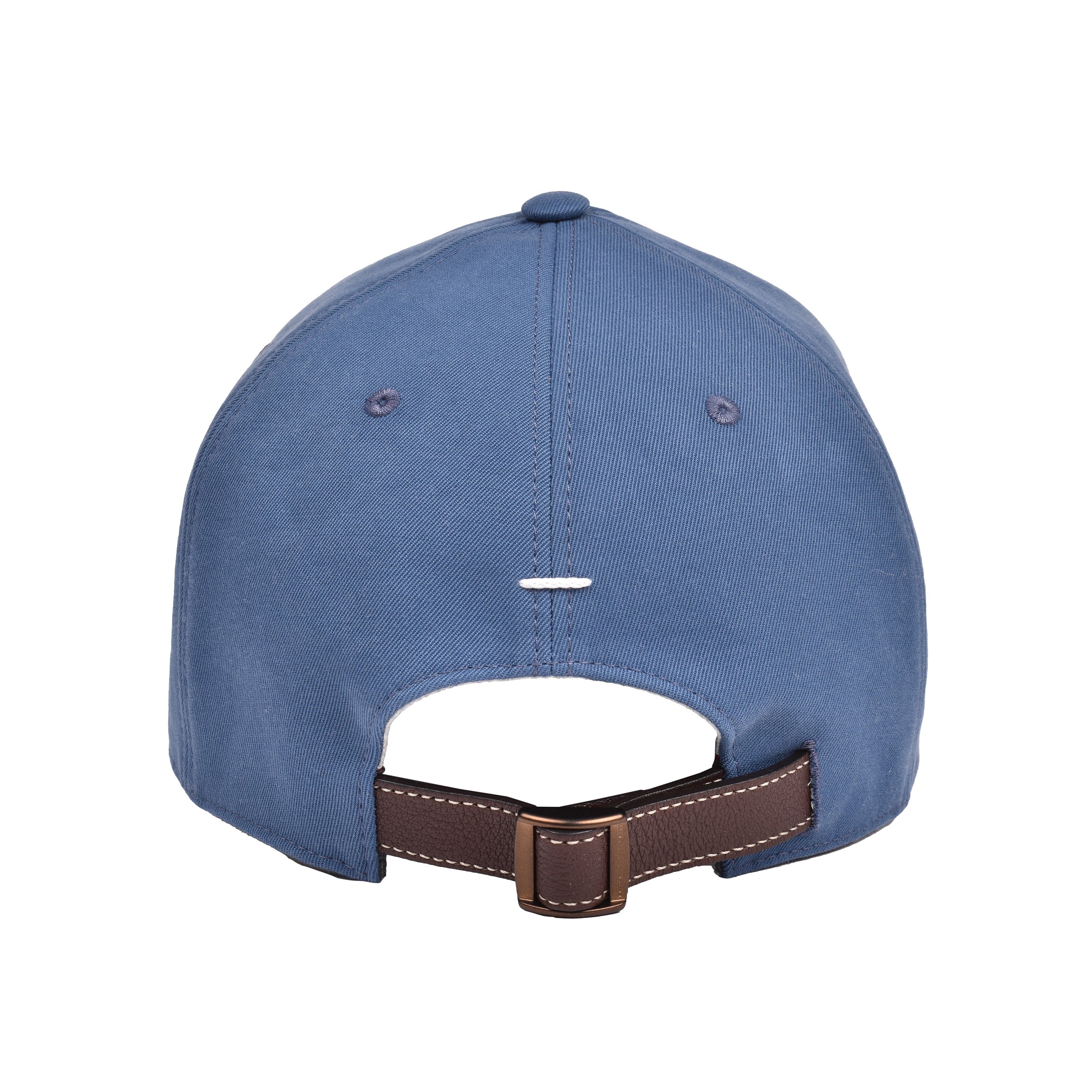 BRUNELLO CUCINELLI MEN'S DEEP BLUE BASEBALL HAT / CAP