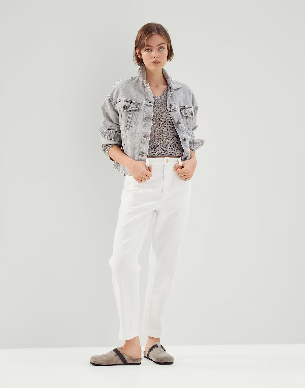 BRUNELLO CUCINELLI WOMEN'S SWEATER M70572202_C8153 NWT