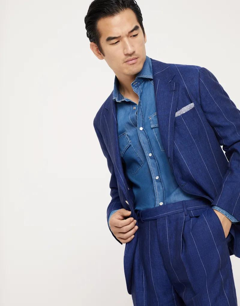 BRUNELLO CUCINELLI MEN'S BLAZER MB4007BTD_C008 NWT