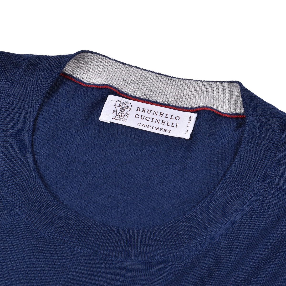 BRUNELLO CUCINELLI MEN'S OVERSEAS CREW NECK SWEATER