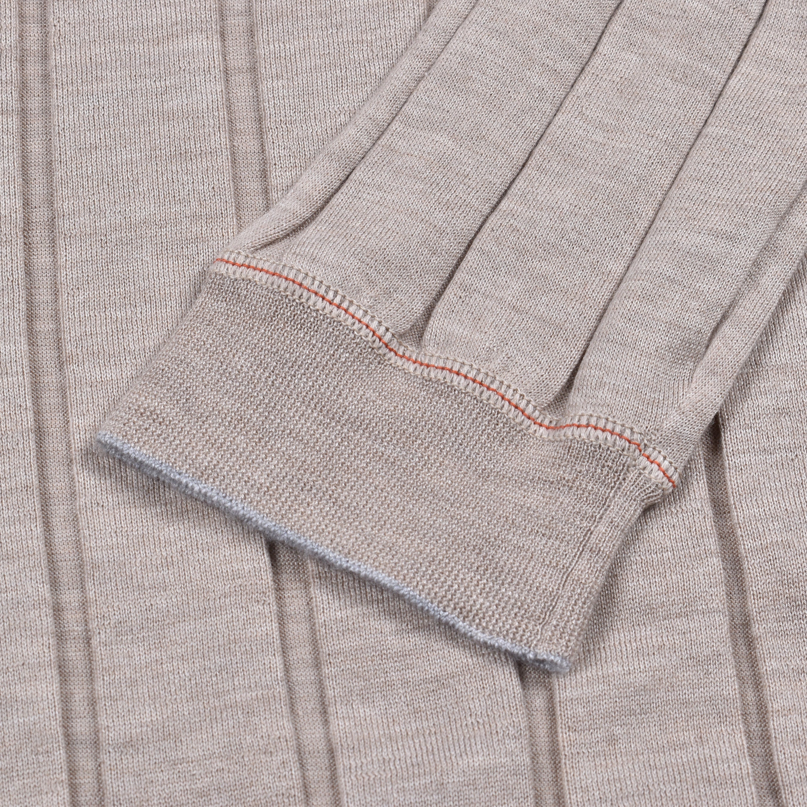 BRUNELLO CUCINELLI MEN'S CASHMERE BEND CREW NECK RIBBED SWEATER/PULLOVER NEW
