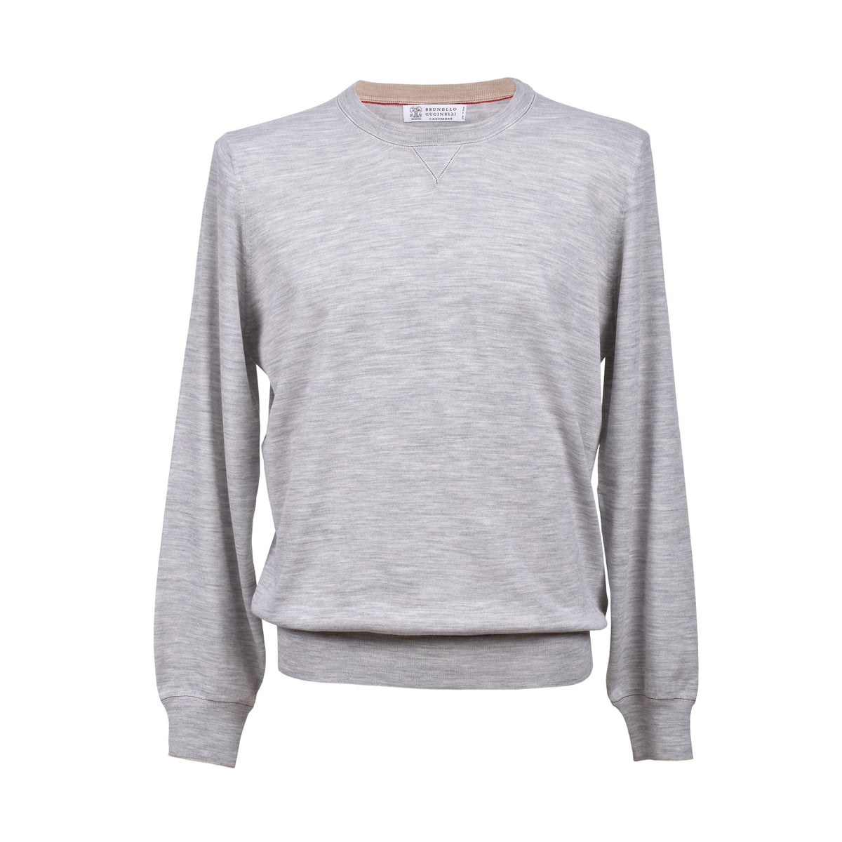 BRUNELLO CUCINELLI MEN'S PEBBLE LIGHTWEIGHT CREWNECK SWEATER