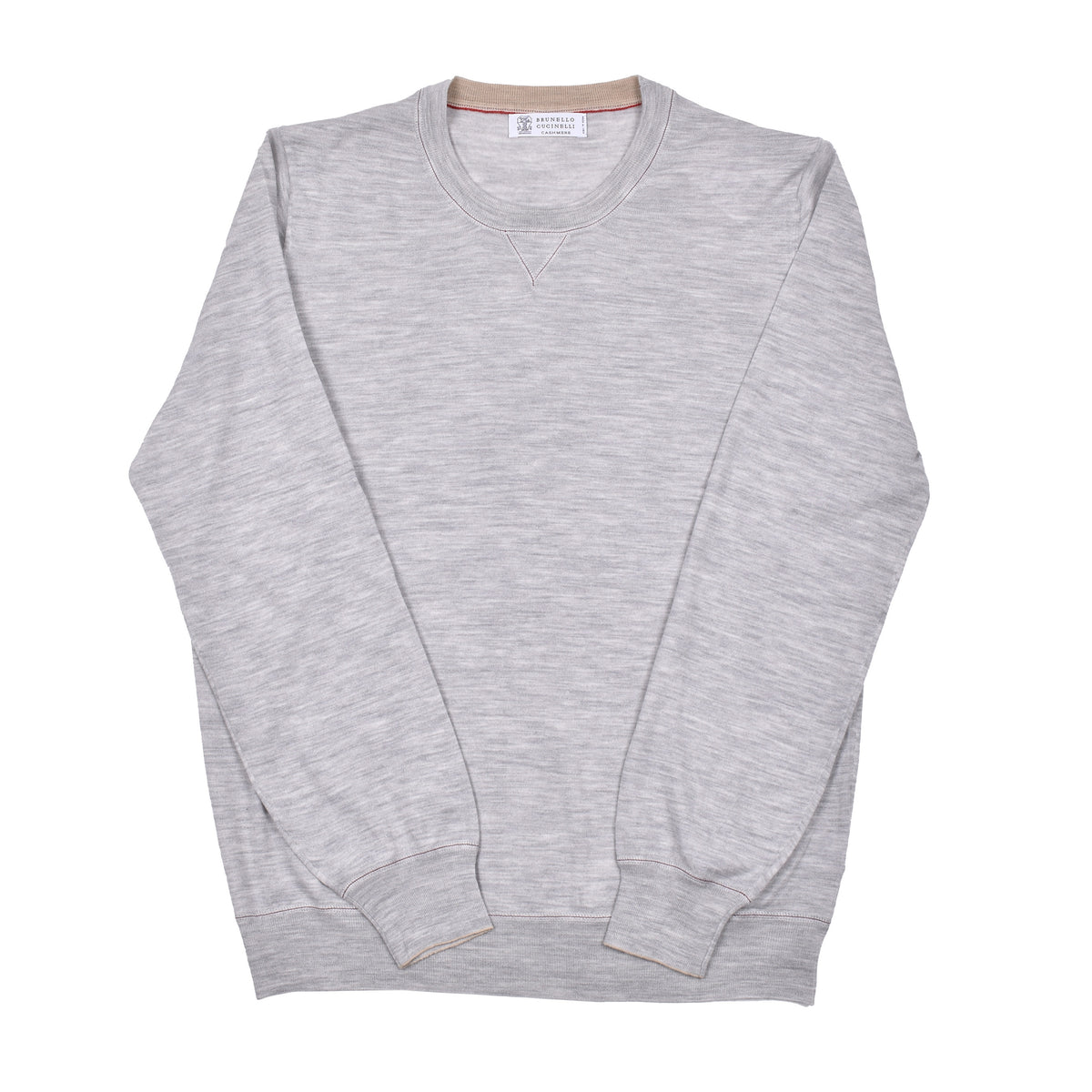BRUNELLO CUCINELLI MEN'S PEBBLE LIGHTWEIGHT CREWNECK SWEATER
