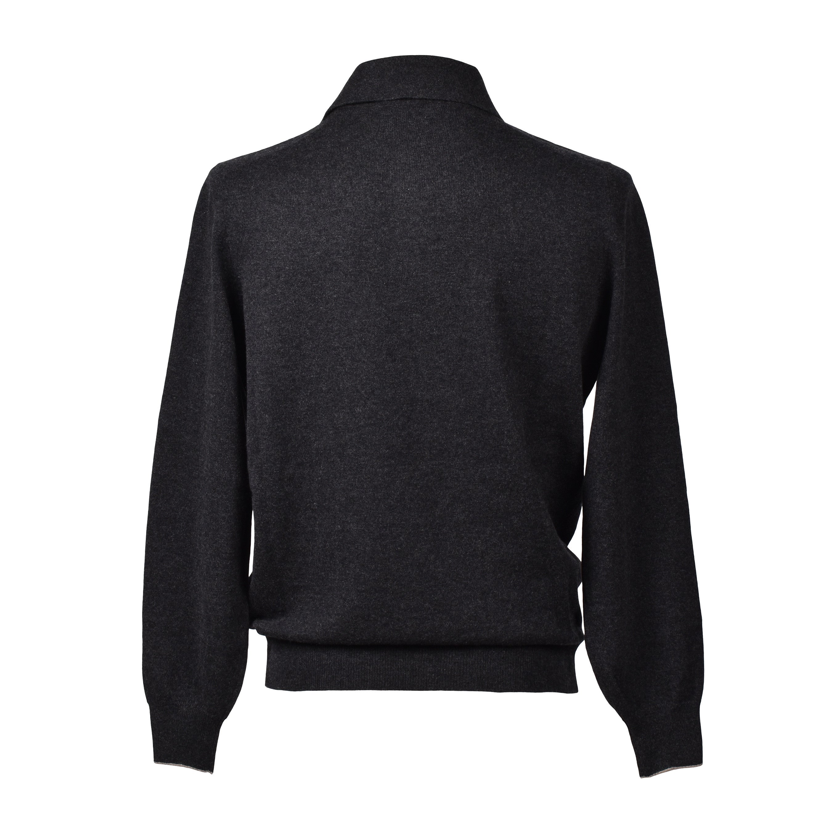 BRUNELLO CUCINELLI MEN'S 100% CASHMERE 1/4 BUTTON CASUAL SWEATER/PULLOVER NEW
