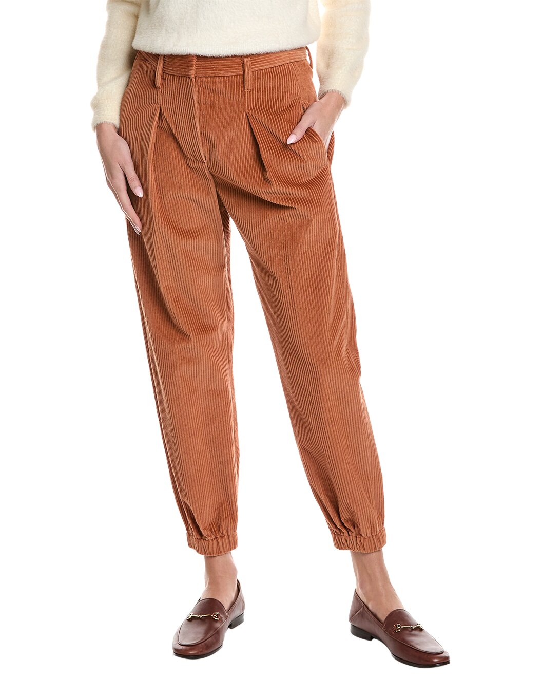 BRUNELLO CUCINELLI WOMEN'S PANTS MA180P8077_C8640 NWT