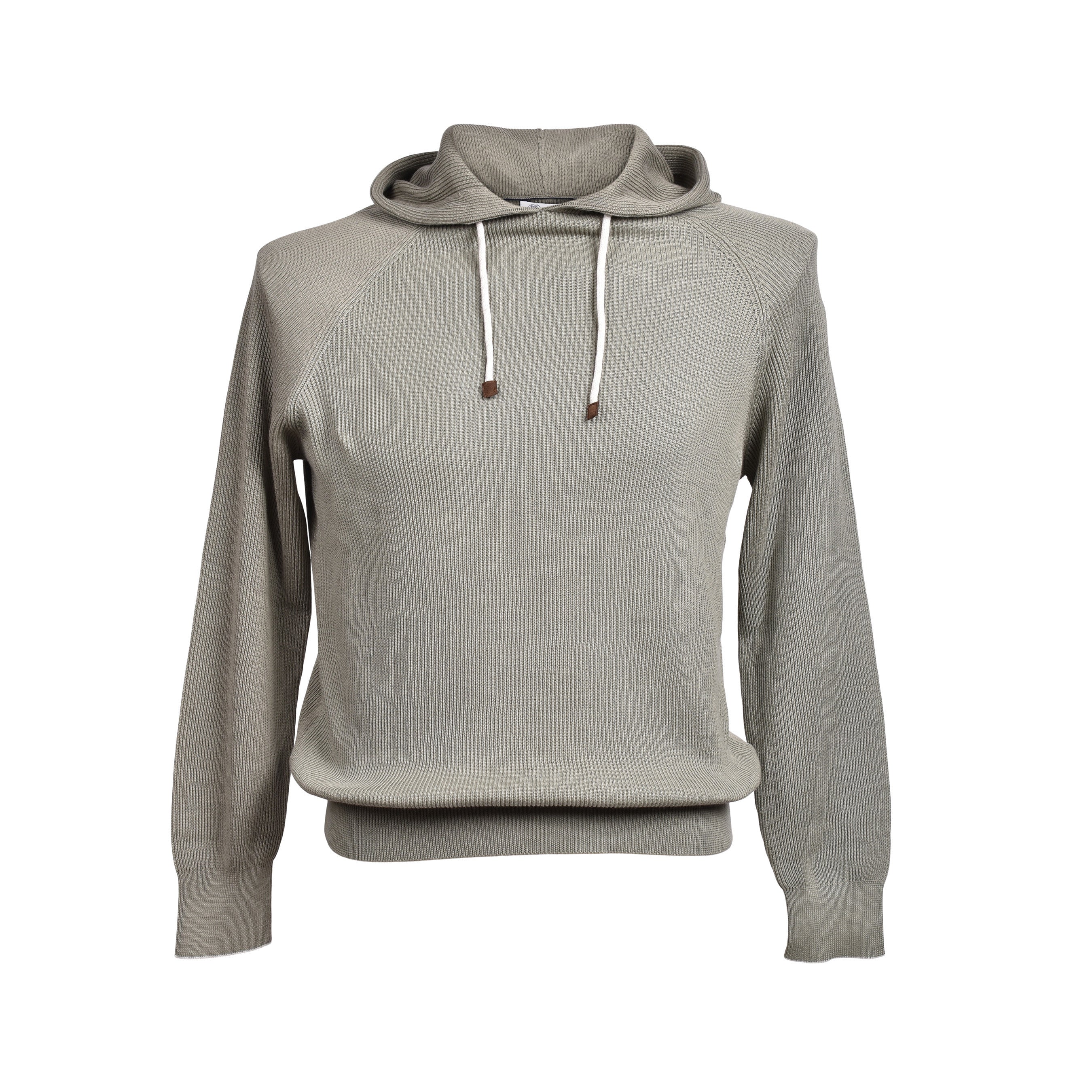 BRUNELLO CUCINELLI MEN'S 100% COTTON ATHLETIC STYLE HOODIE SWEATER/PULLOVER