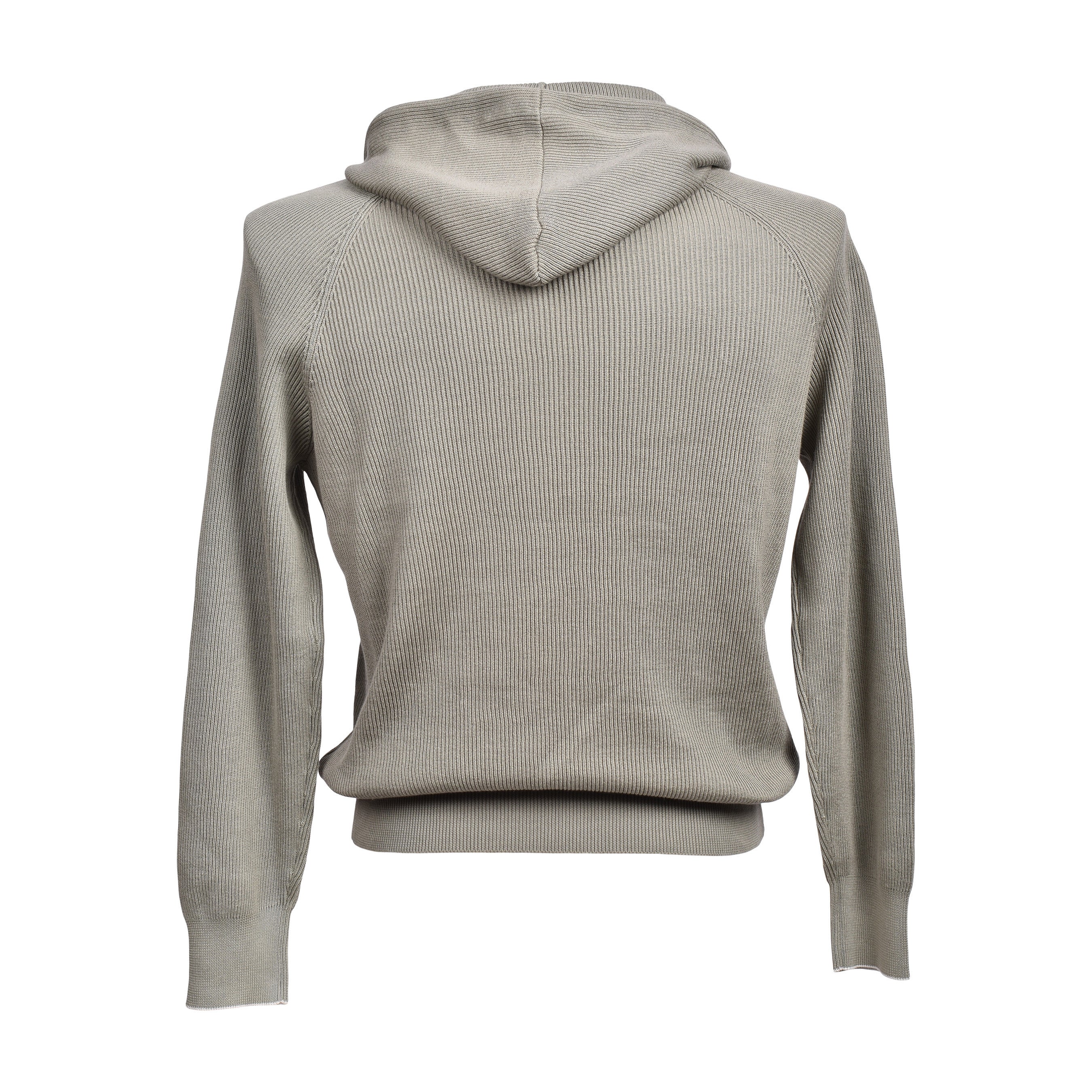 BRUNELLO CUCINELLI MEN'S 100% COTTON ATHLETIC STYLE HOODIE SWEATER/PULLOVER