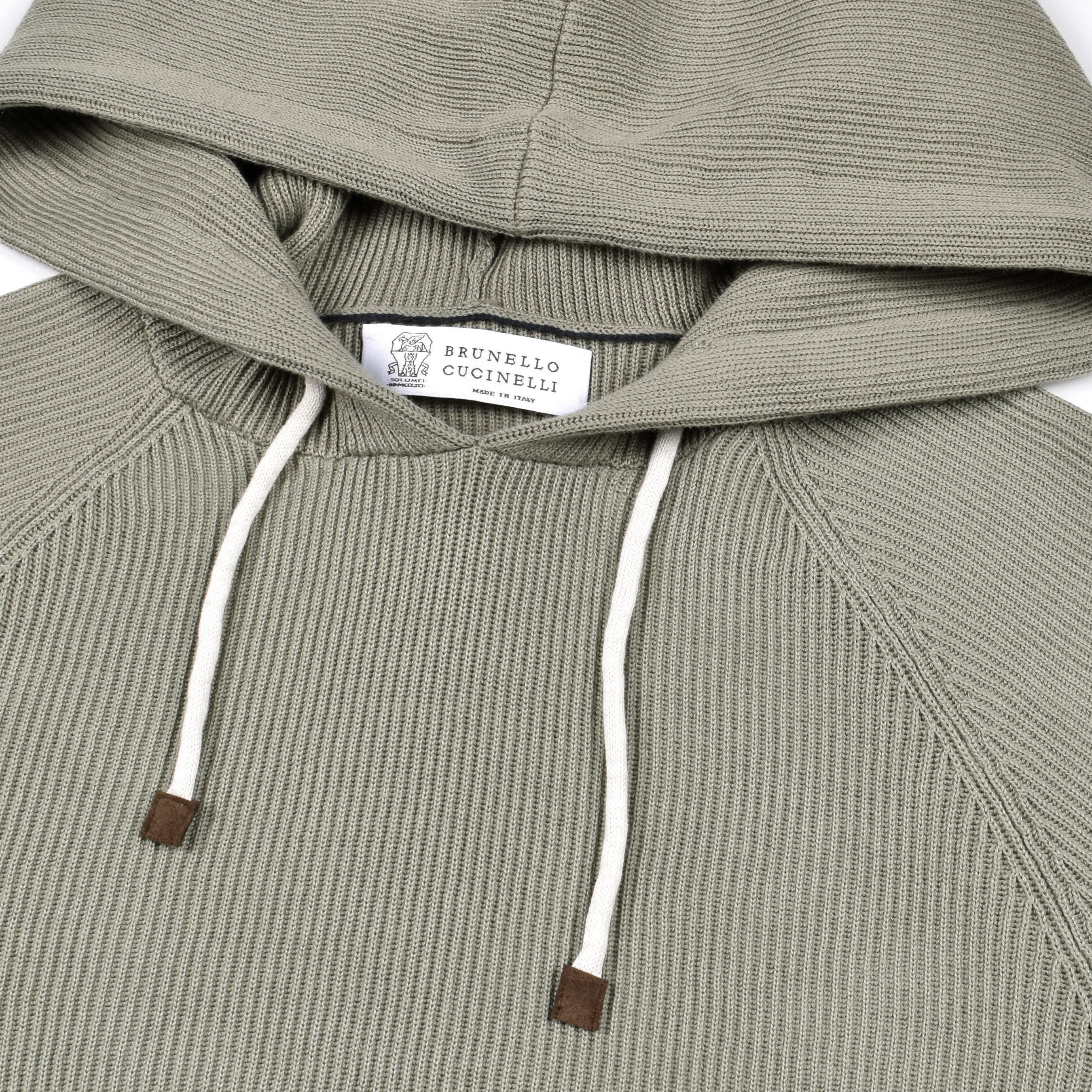 BRUNELLO CUCINELLI MEN'S 100% COTTON ATHLETIC STYLE HOODIE SWEATER/PULLOVER