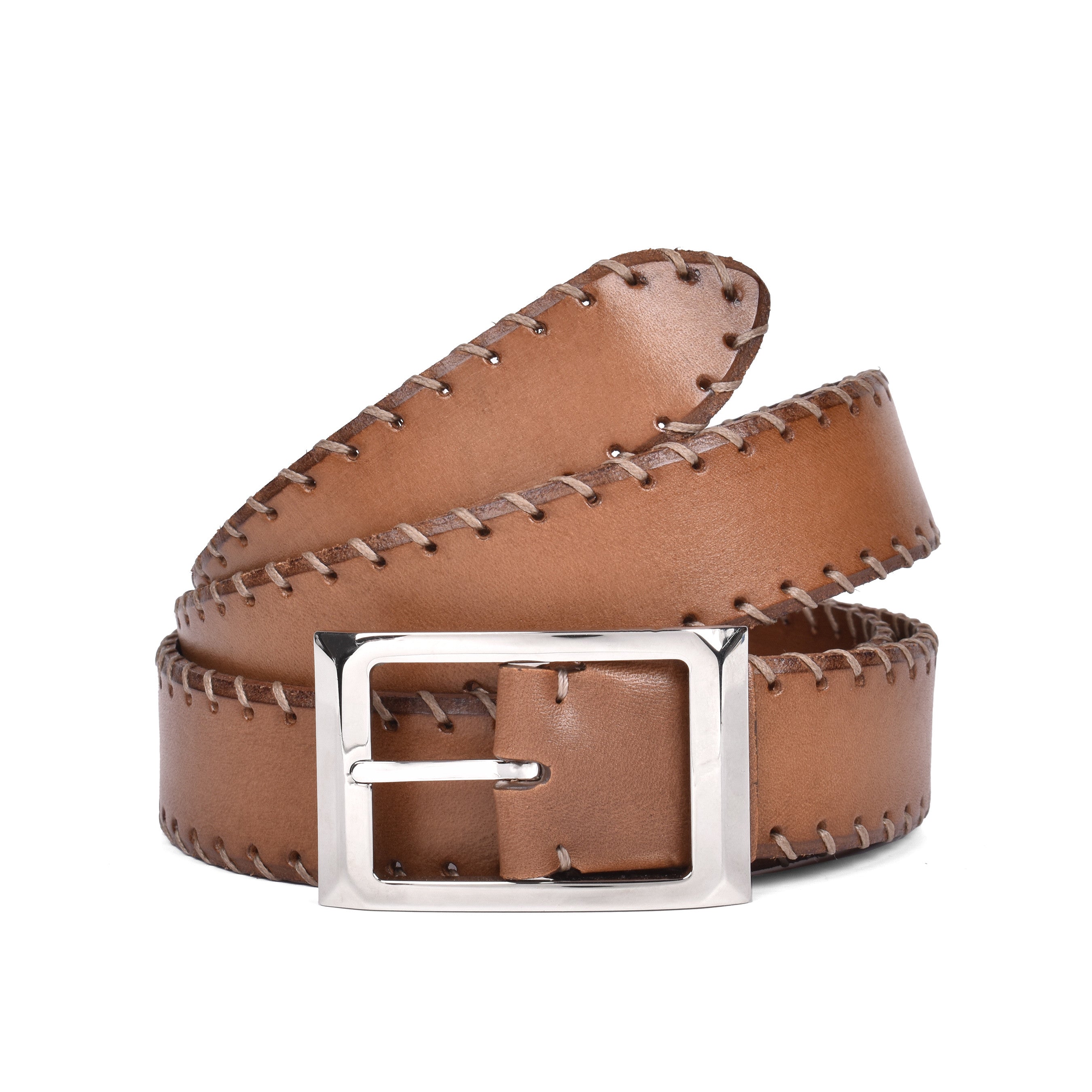 BRUNELLO CUCINELLI MEN'S 100% GENUINE LEATHER CASUAL BELT NEW 95 CM