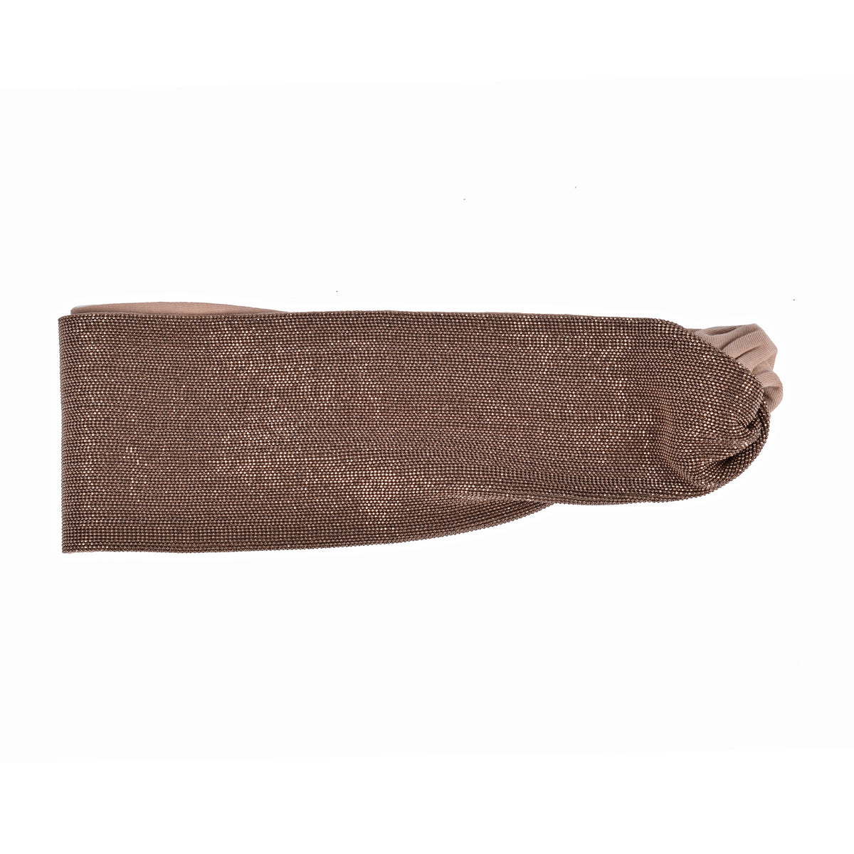 BRUNELLO CUCINELLI WOMEN'S ALMOND BEADED COTTON HEADBAND