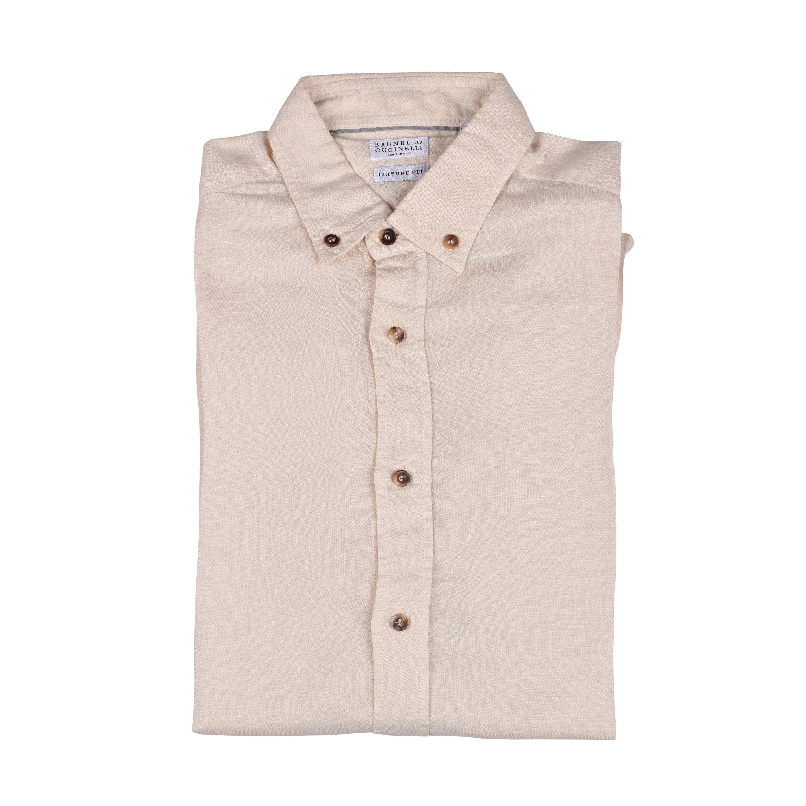 BRUNELLO CUCINELLI MENS CASUAL BASIC FIT LONG SLEEVE BUTTON DOWN SHIRT NEW