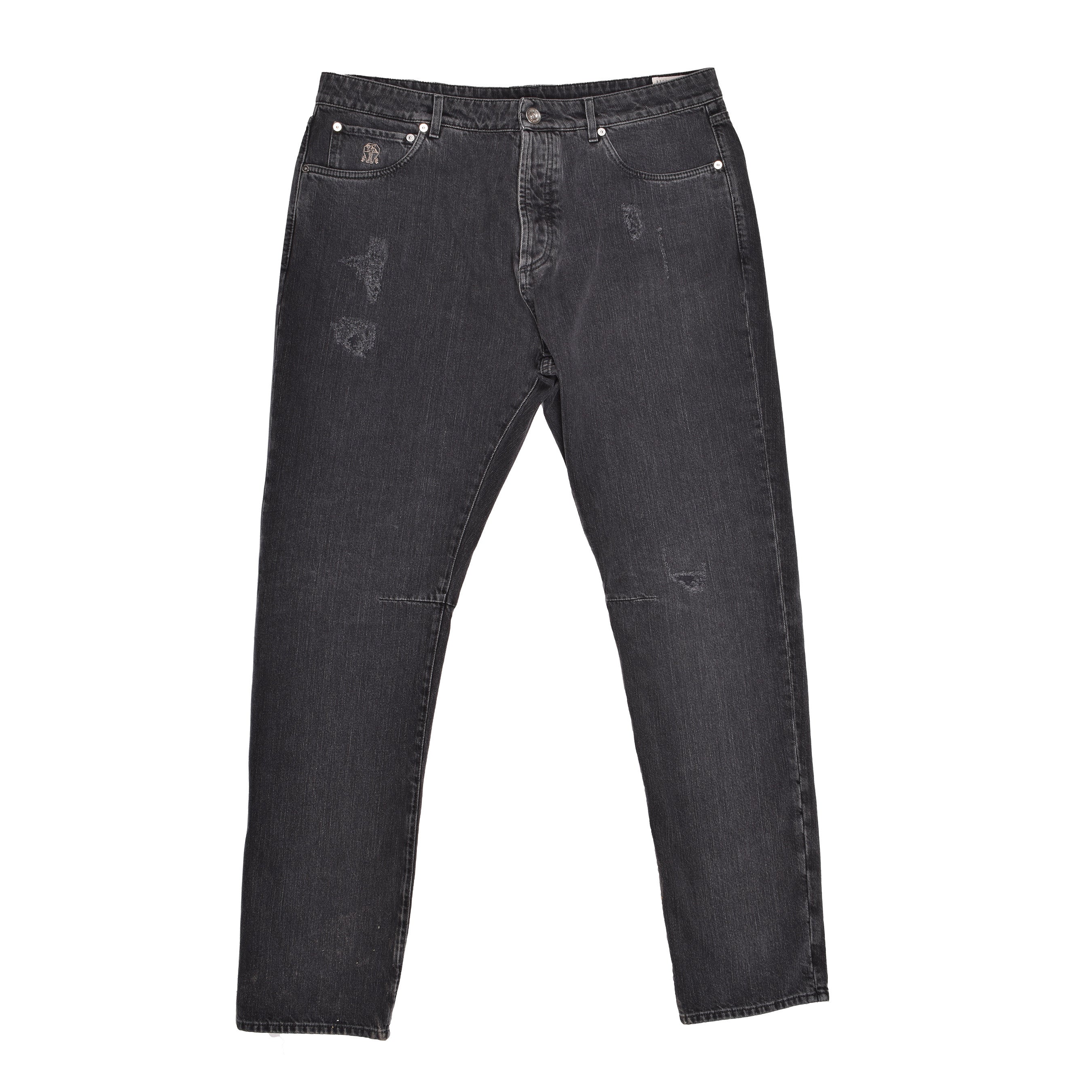 BRUNELLO CUCINELLI MEN'S 5 POCKET DENIM JEANS STYLE LEISURE FIT COTTON PANTS NEW