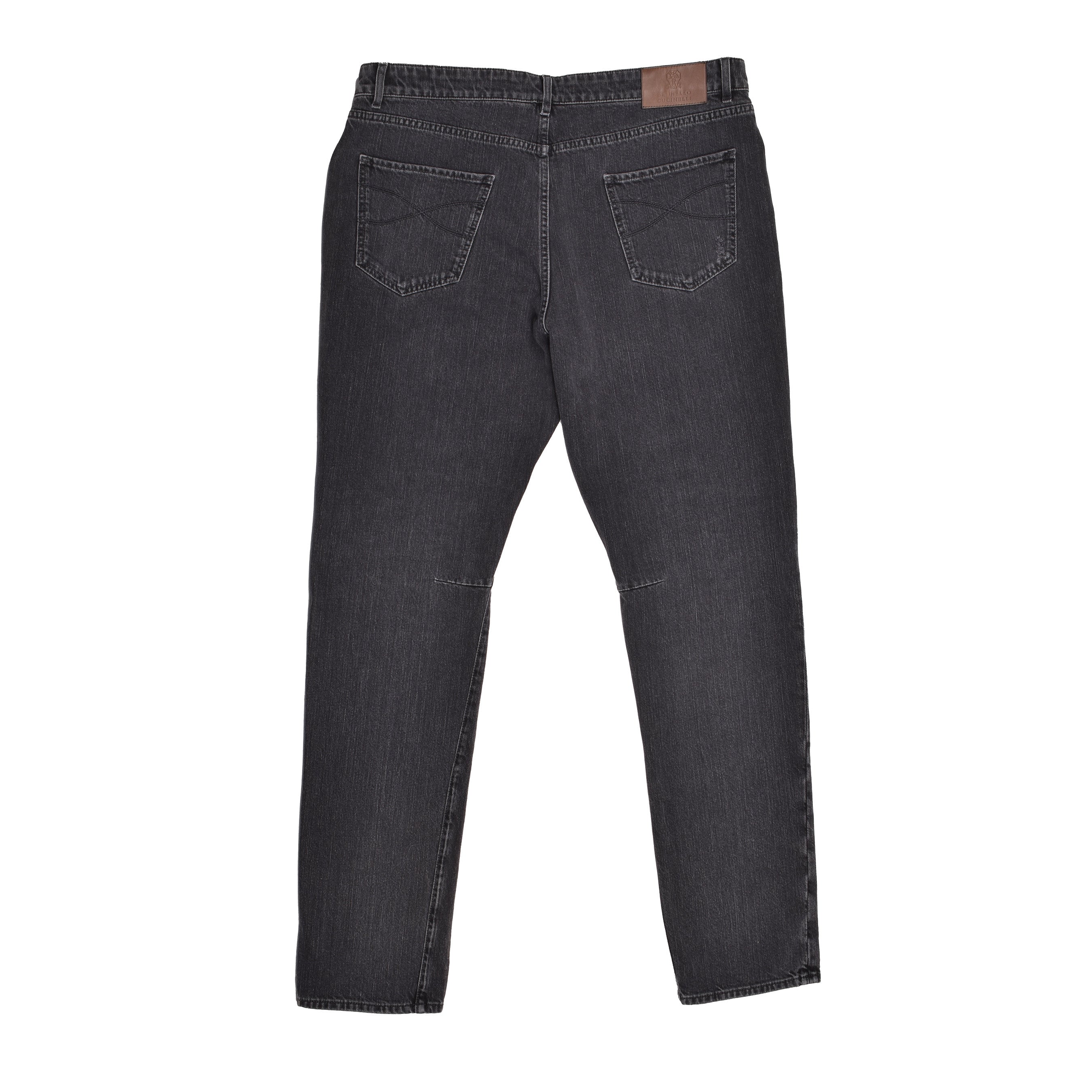 BRUNELLO CUCINELLI MEN'S 5 POCKET DENIM JEANS STYLE LEISURE FIT COTTON PANTS NEW