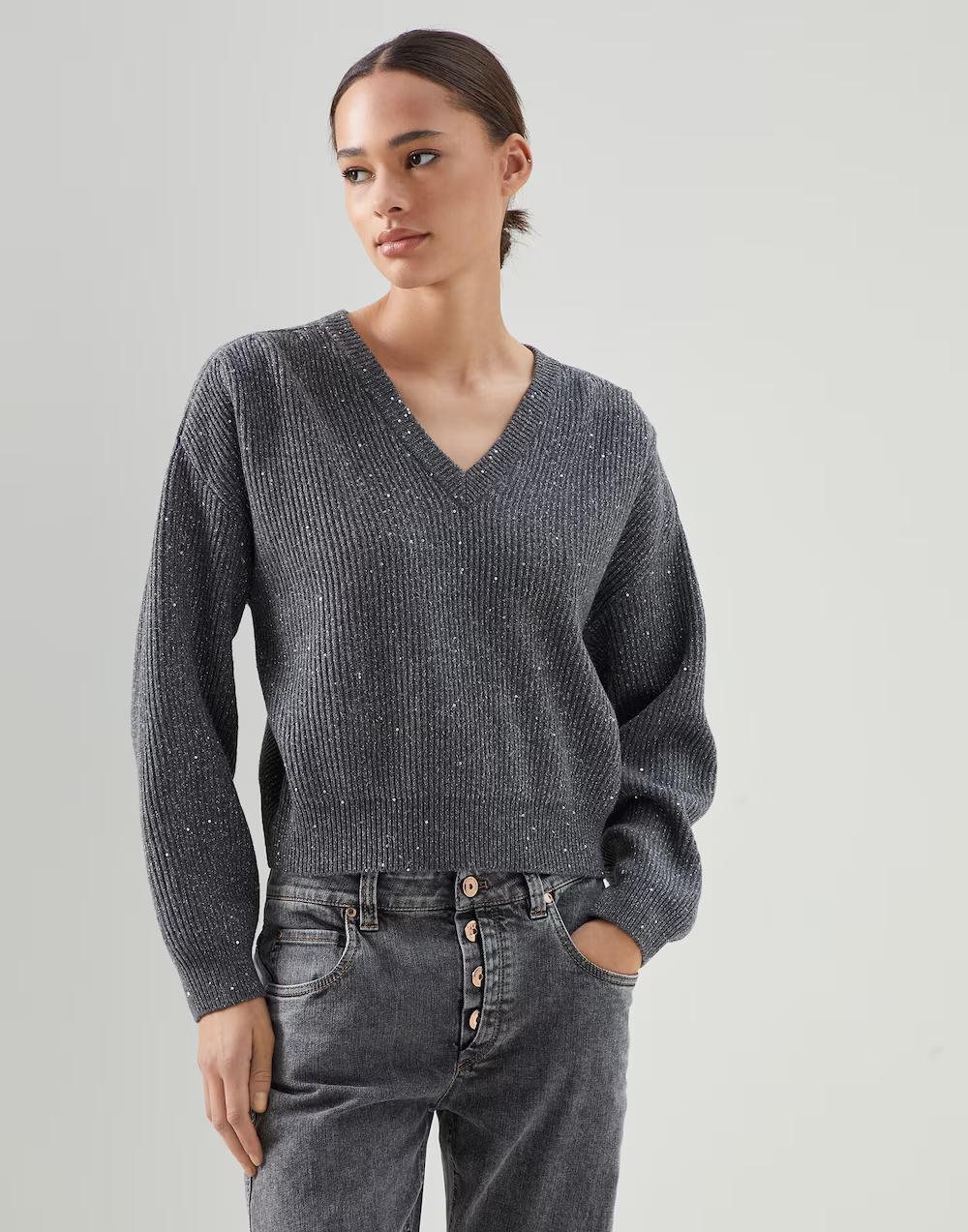 BRUNELLO CUCINELLI WOMEN'S SWEATER MBM755902_C503 NWT