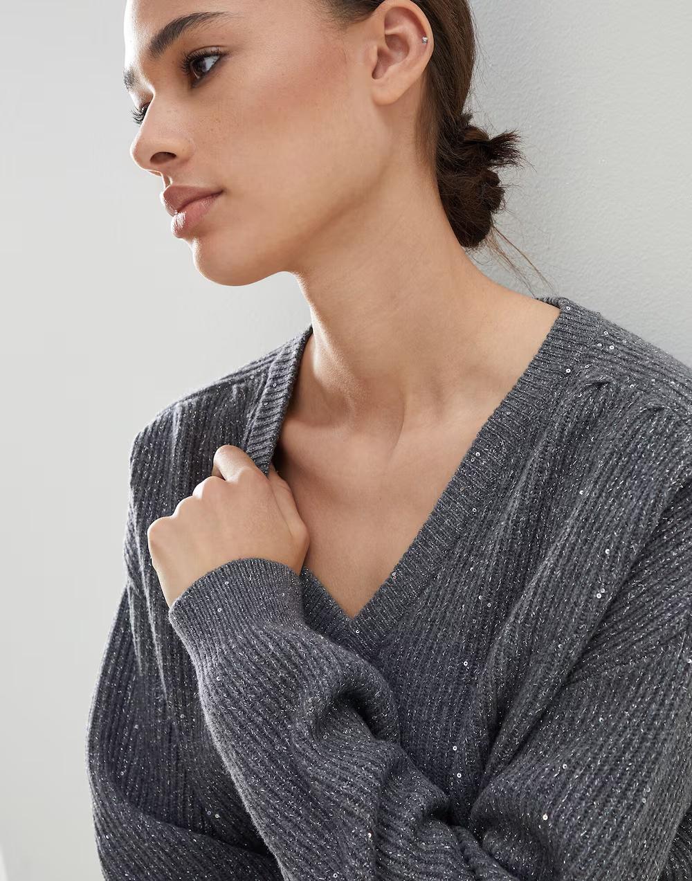 BRUNELLO CUCINELLI WOMEN'S SWEATER MBM755902_C503 NWT