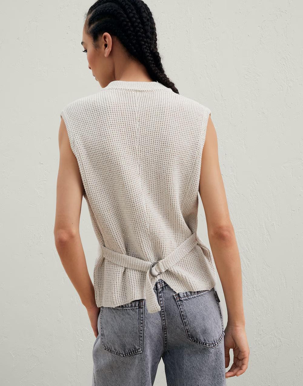 BRUNELLO CUCINELLI WOMEN'S SWEATER MDV726016_CJ430 NWT