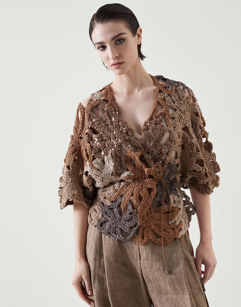 BRUNELLO CUCINELLI WOMEN'S SWEATER MGA604606_CKZ86 NWT