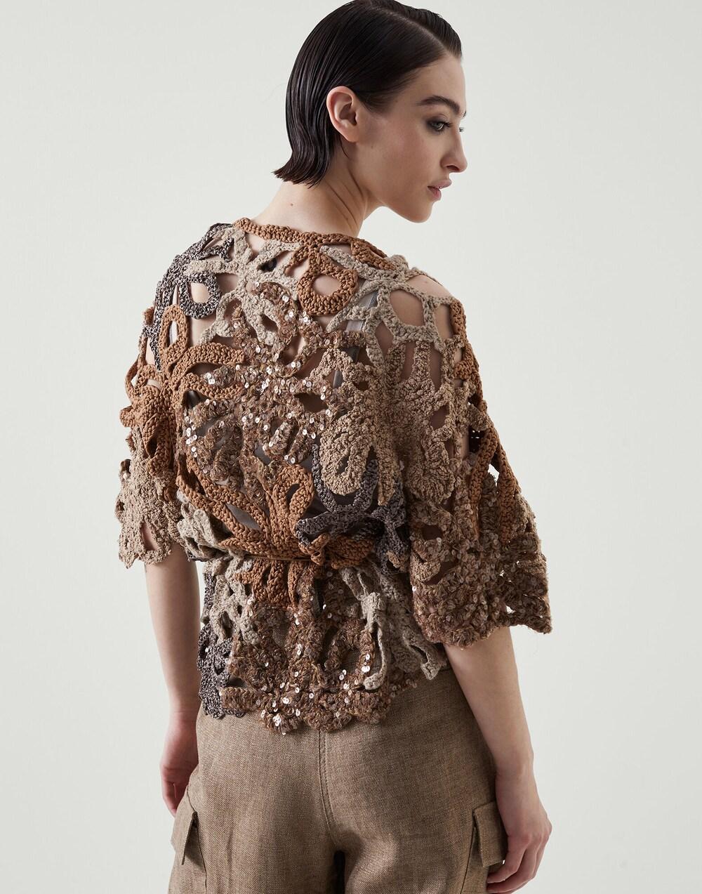 BRUNELLO CUCINELLI WOMEN'S SWEATER MGA604606_CKZ86 NWT