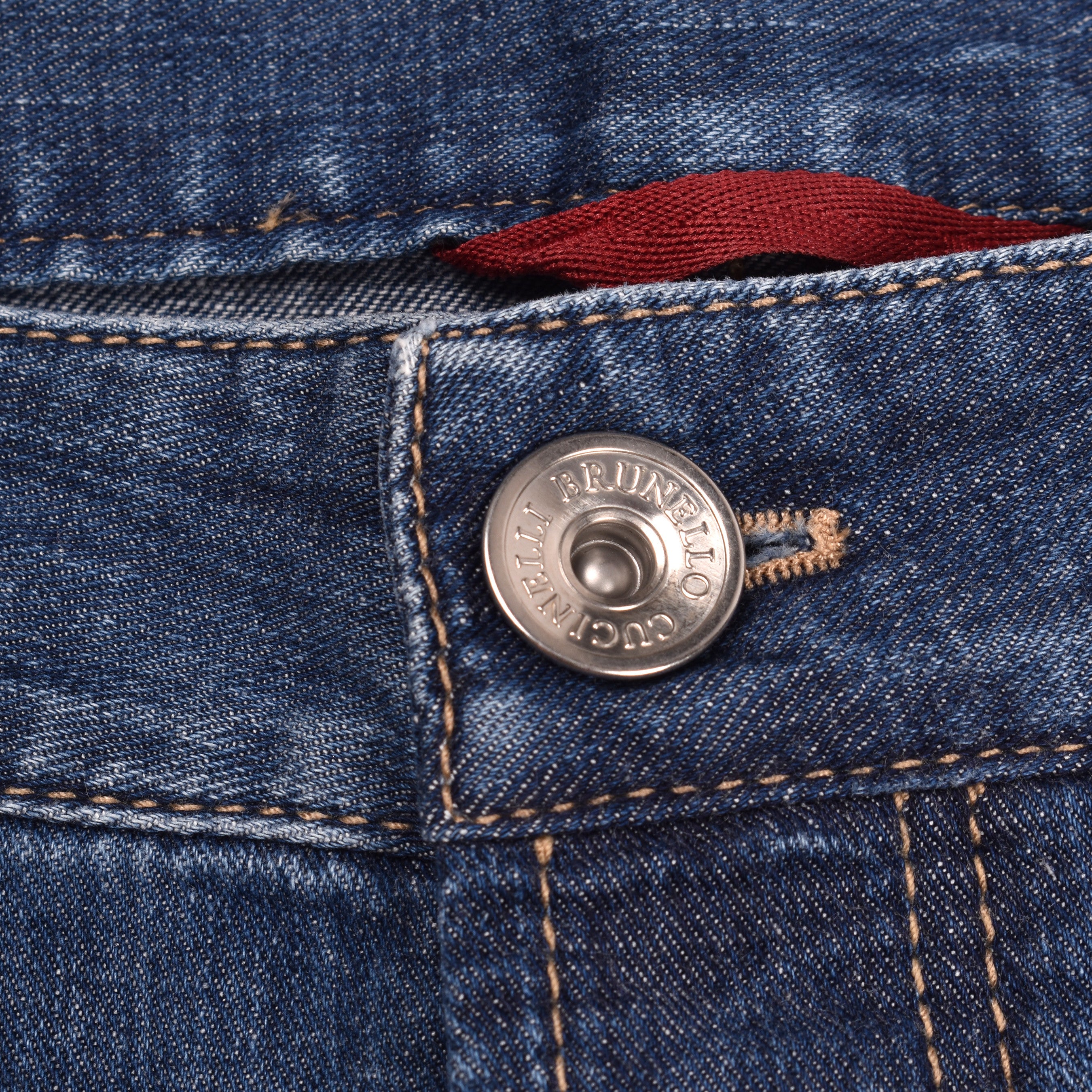BRUNELLO CUCINELLI MEN'S OLD DENIM JEANS