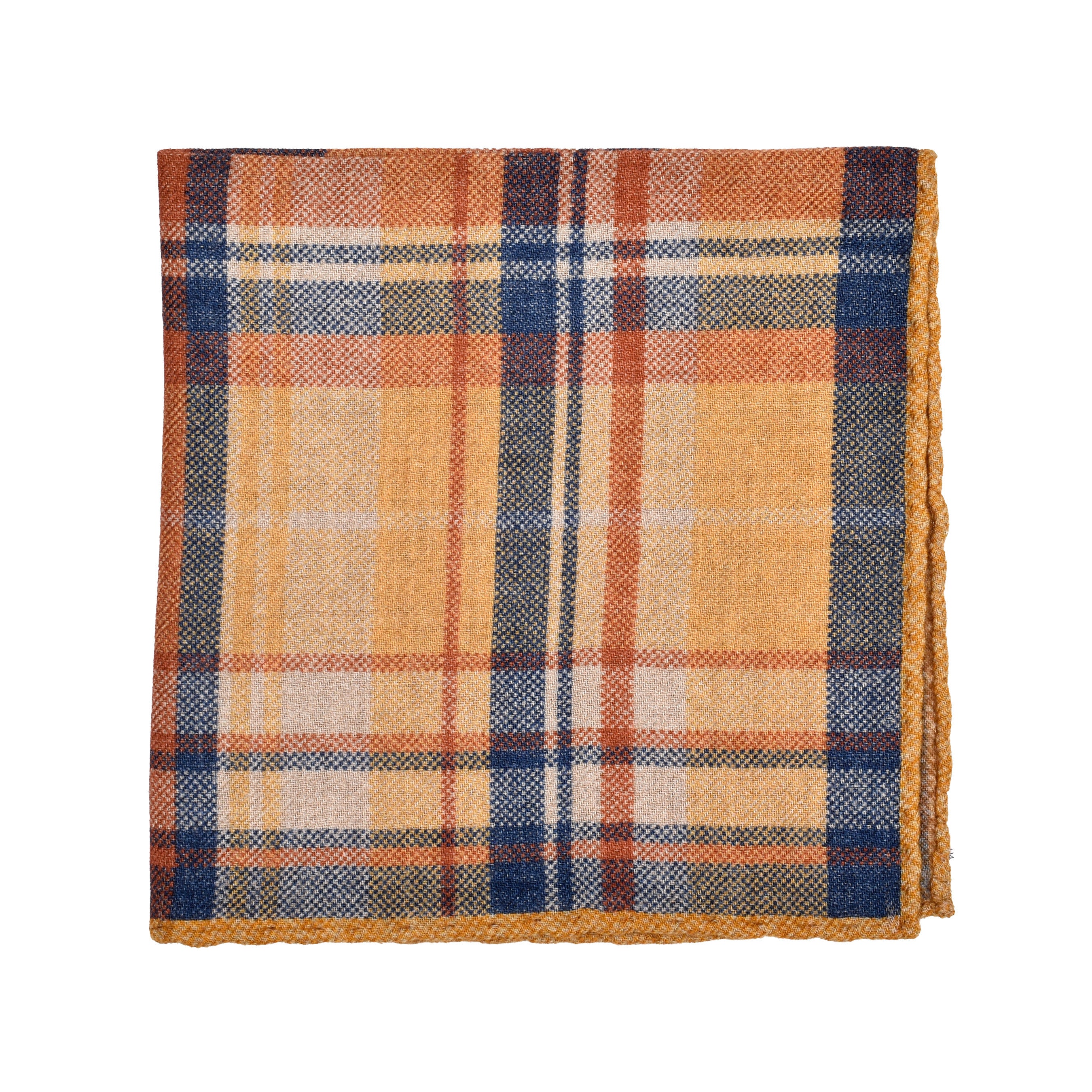 BRUNELLO CUCINELLI MEN'S 100% WOOL POCKET SQUARE