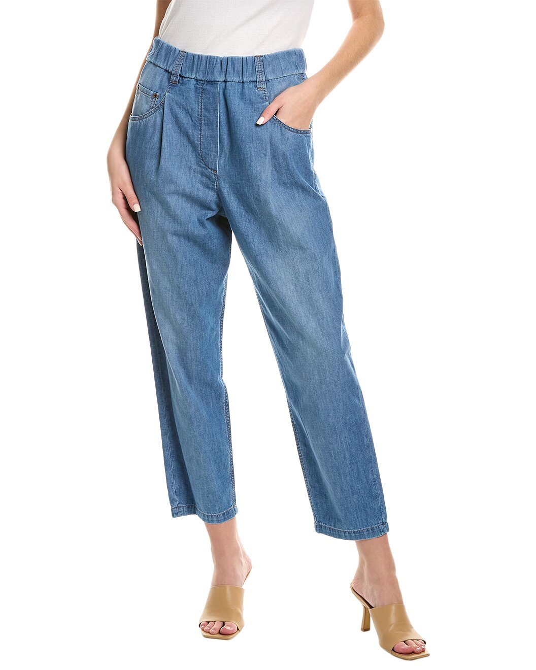 BRUNELLO CUCINELLI WOMEN'S PANTS MH192P5743_C8324 NWT