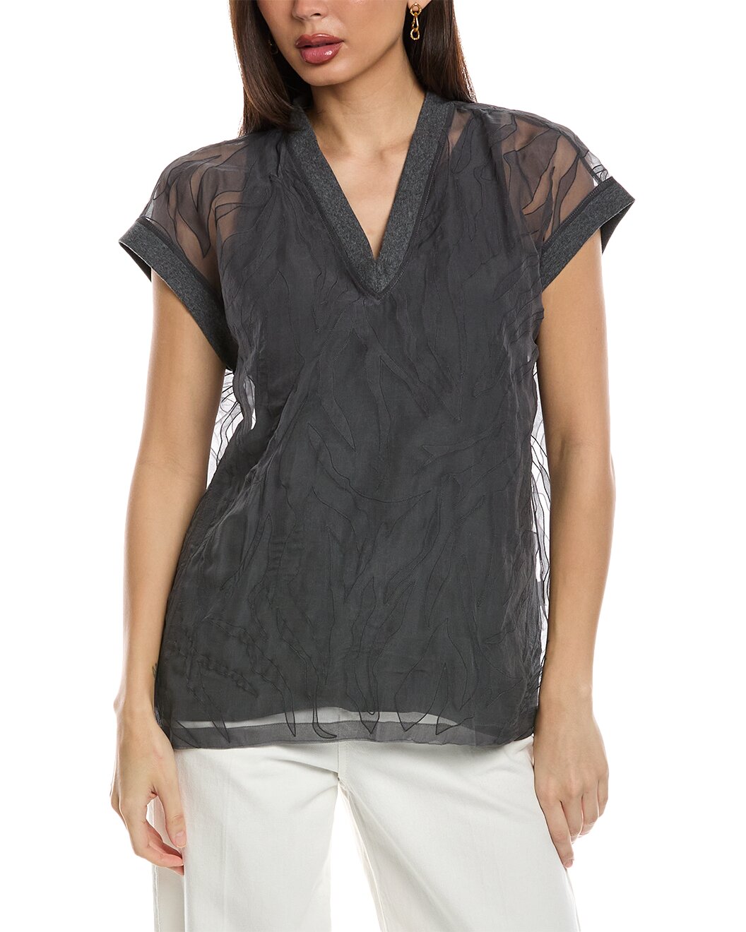 BRUNELLO CUCINELLI WOMEN'S SHIRT MF940EX102_C079 NWT