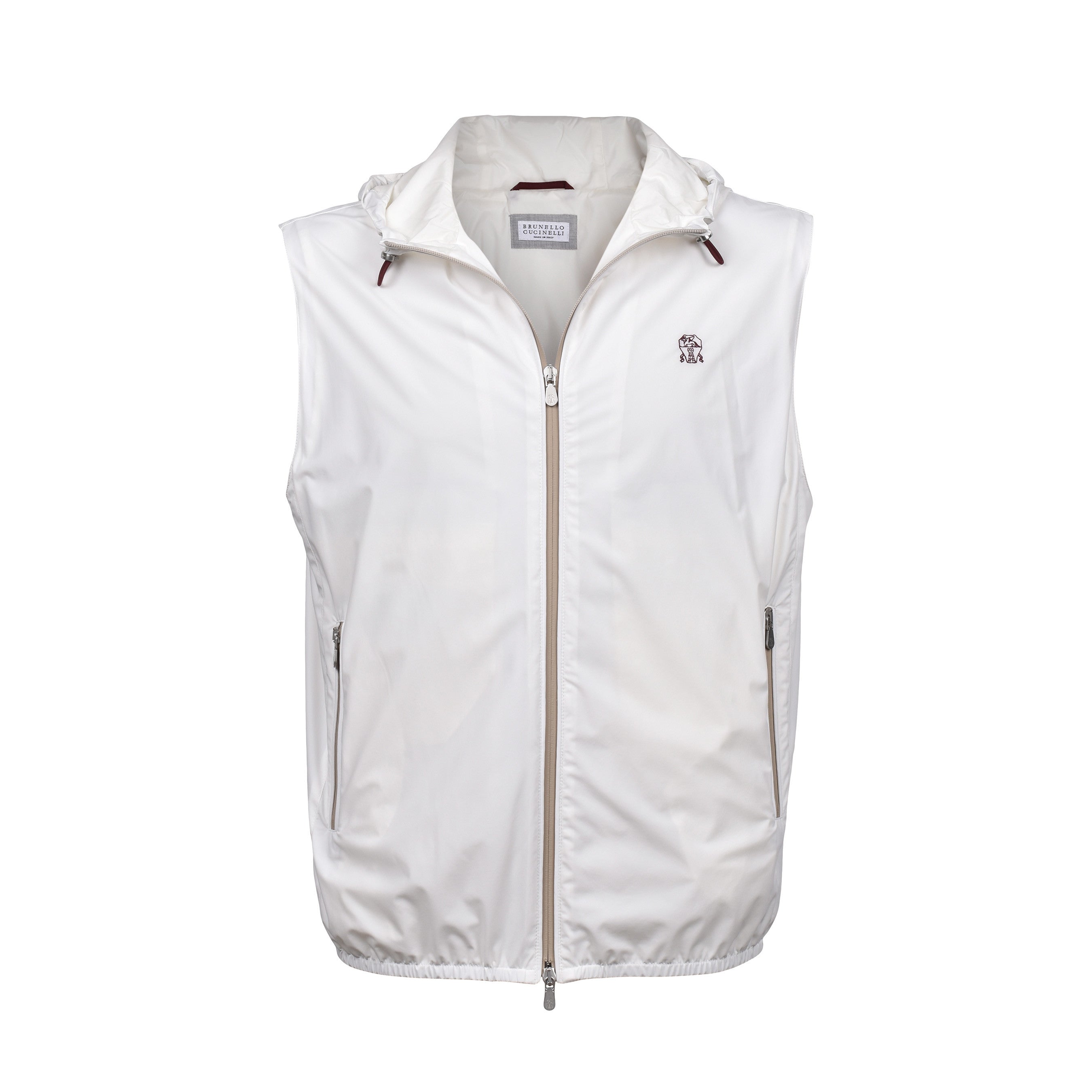 BRUNELLO CUCINELLI MEN'S ATHLETIC FASHION WINDBREAKER VEST - NEW