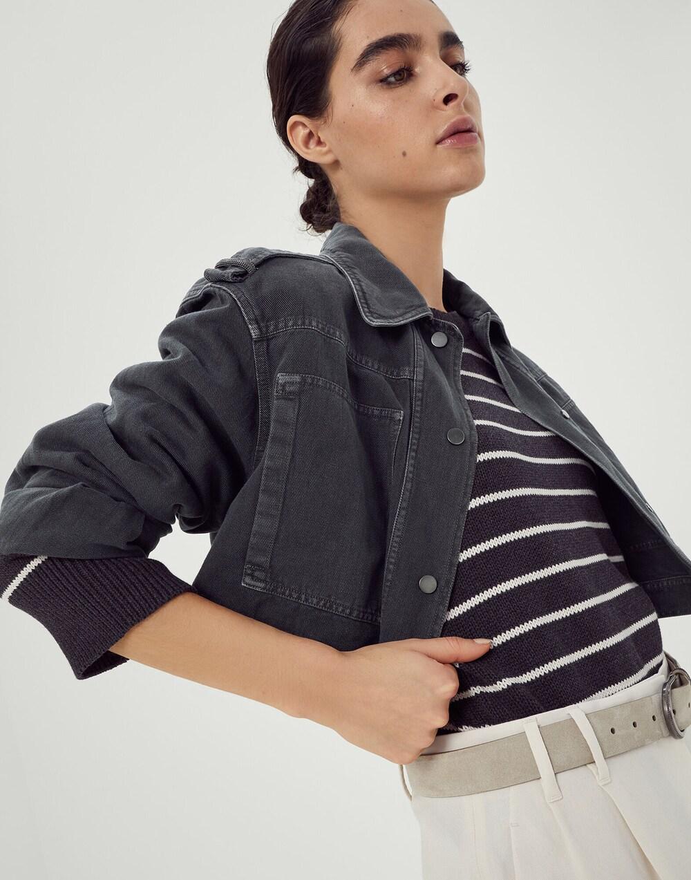 BRUNELLO CUCINELLI WOMEN'S JACKET ML996NF316_C101 NWT