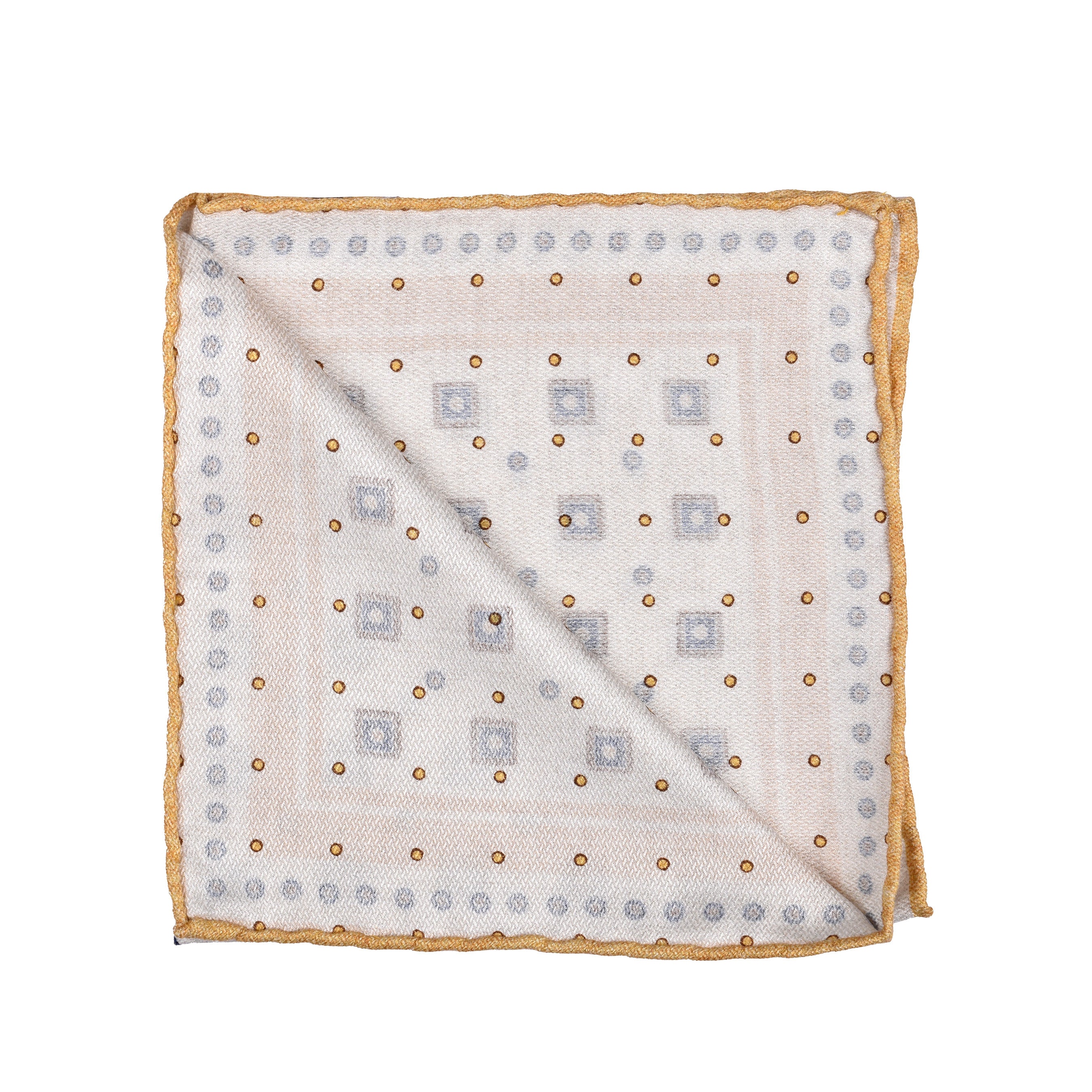 BRUNELLO CUCINELLI MEN'S 100% SILK POCKET SQUARE