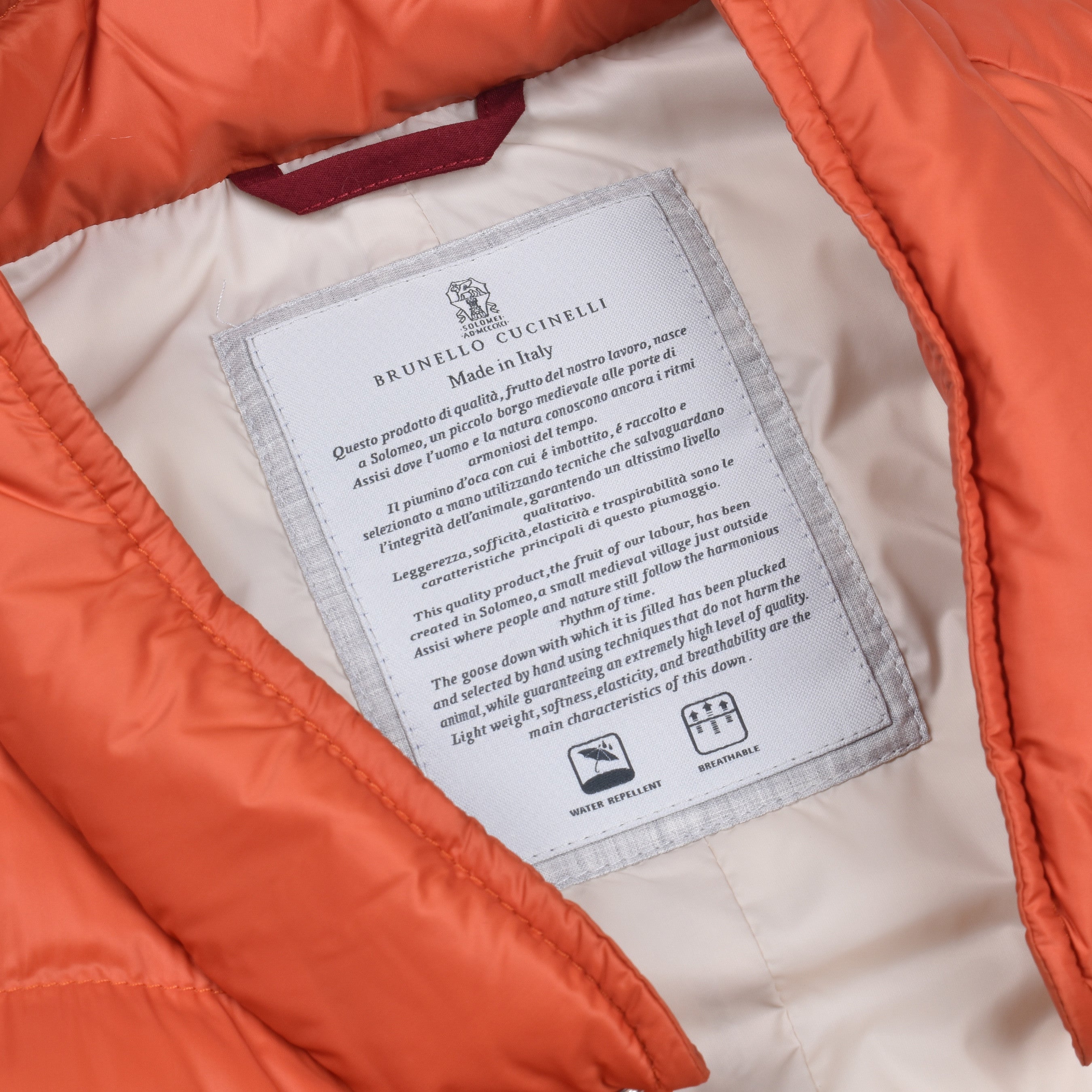 BRUNELLO CUCINELLI MEN'S DOWN FILLED QUILTED PUFFER VEST