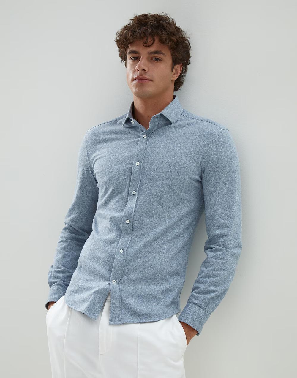 BRUNELLO CUCINELLI MEN'S SHIRT MTS746699P_C4403 NWT