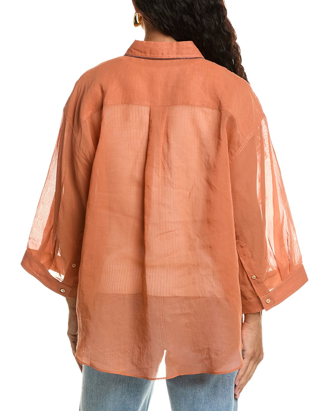 BRUNELLO CUCINELLI WOMEN'S SHIRT MP911NF416_C8640 NWT