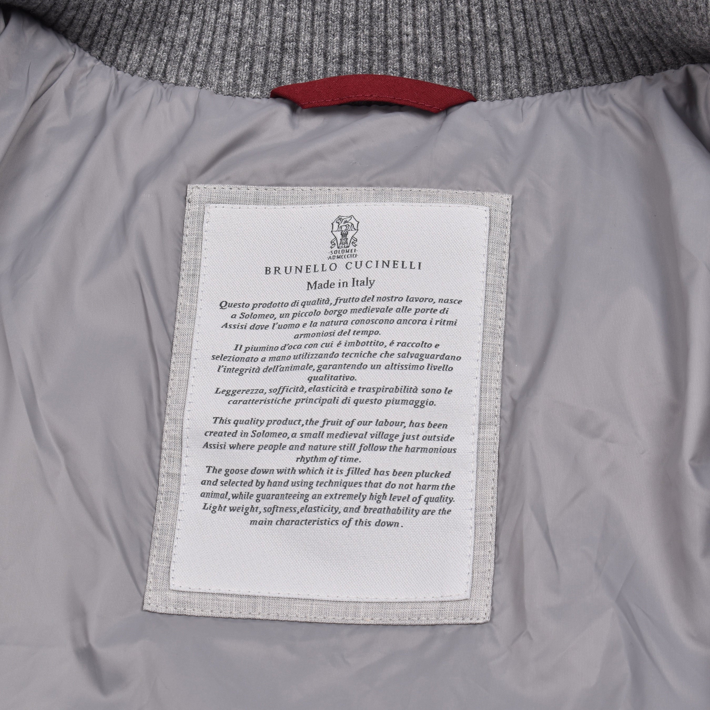 BRUNELLO CUCINELLI MEN'S CASHMERE BOMBER STYLE PUFFER OUTERWEAR JACKET/PARKA