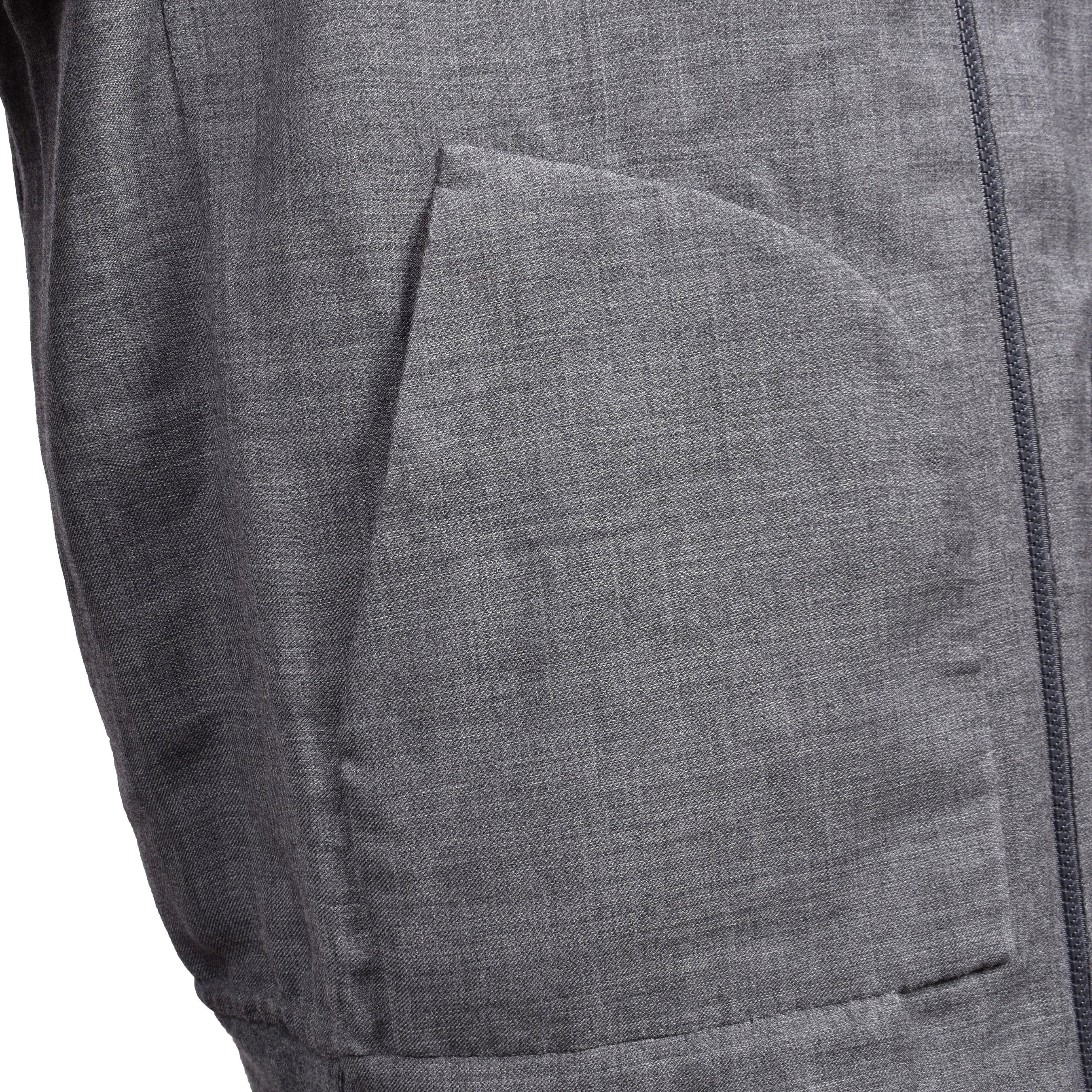 BRUNELLO CUCINELLI MEN'S LUXURIOUS TWO TONE REVERSIBLE HODDIE JACKET