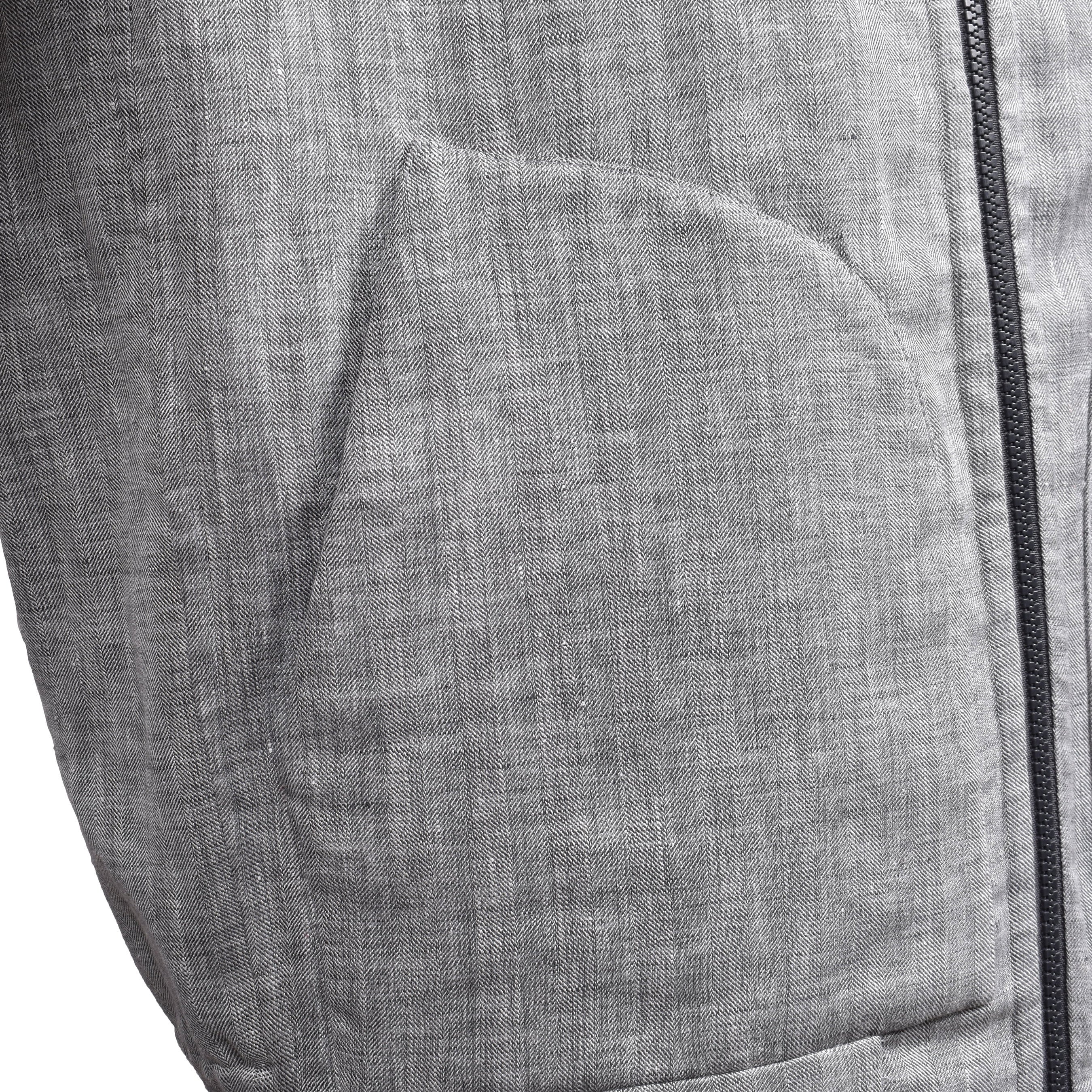 BRUNELLO CUCINELLI MEN'S LUXURIOUS TWO TONE REVERSIBLE HODDIE JACKET