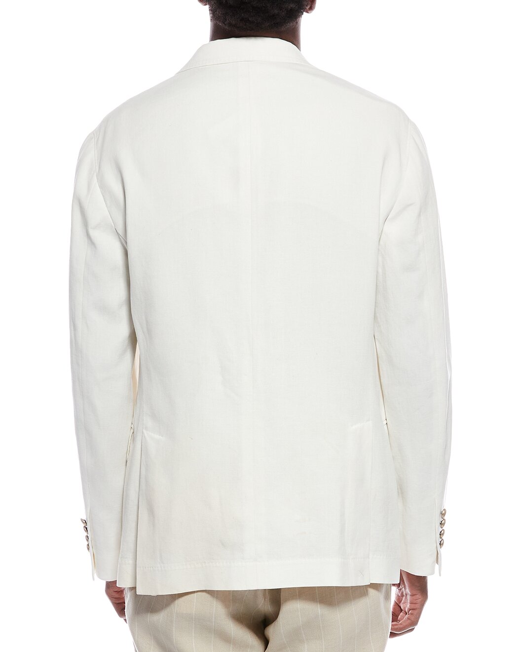 BRUNELLO CUCINELLI MEN'S PANAMA LINEN TAILORED BLAZER
