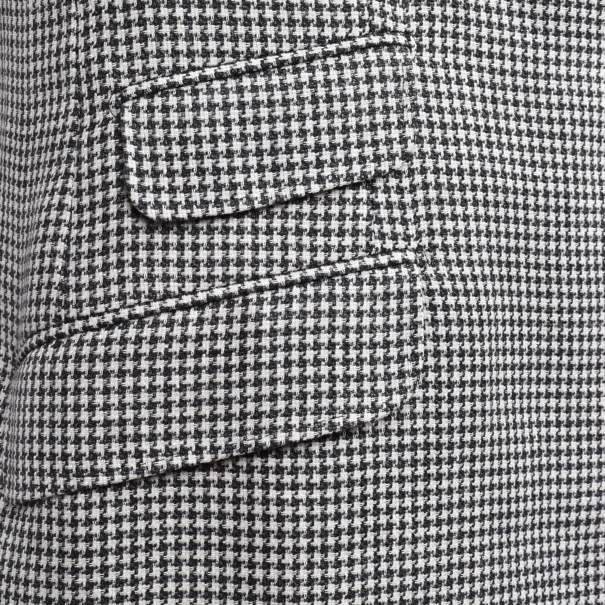 BRUNELLO CUCINELLI MEN'S GREY WOOL HOUNDSTOOTH SUIT
