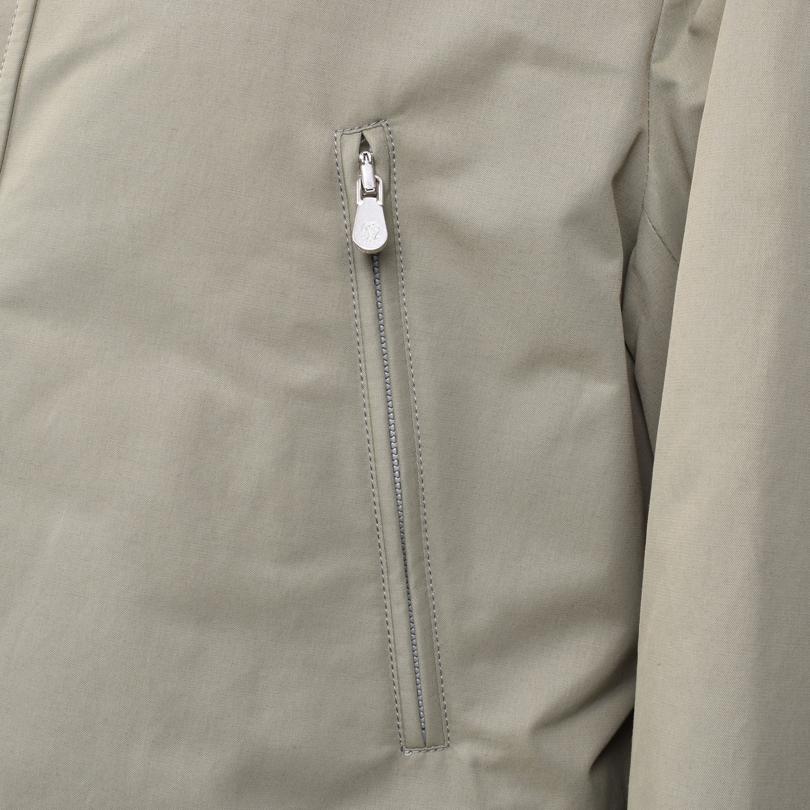 BRUNELLO CUCINELLI MEN'S SAGE GREEN DOWN FILLED PUFFER JACKET/PARKA