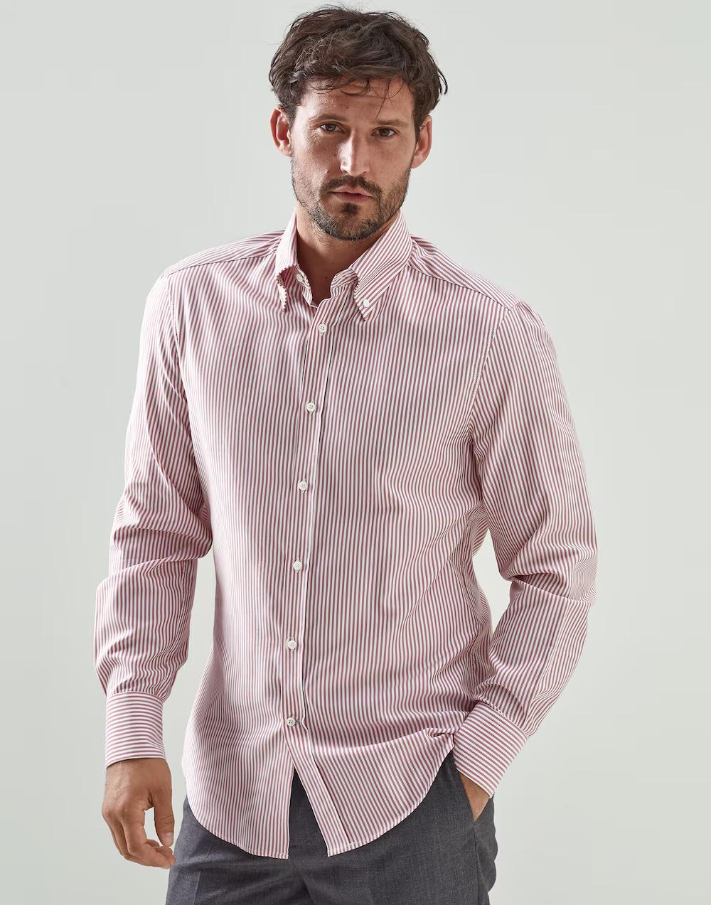 BRUNELLO CUCINELLI MEN'S SHIRT MR6921716_C037 NWT