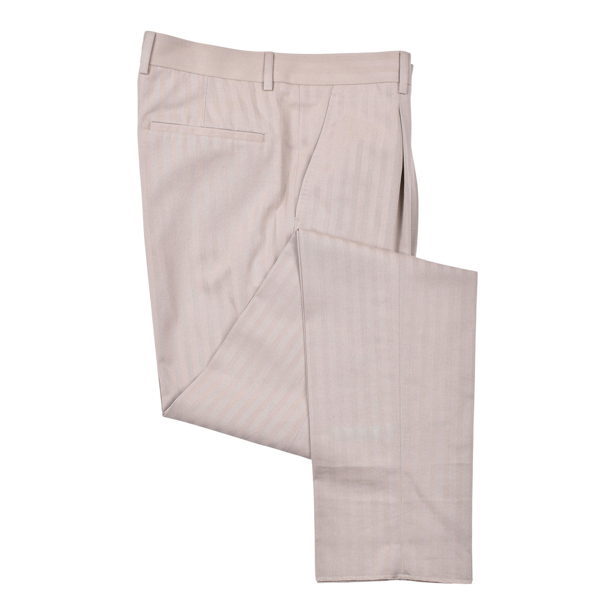 BRUNELLO CUCINELLI MEN'S LIGHT TAUPE DOUBLE BREASTED SUIT