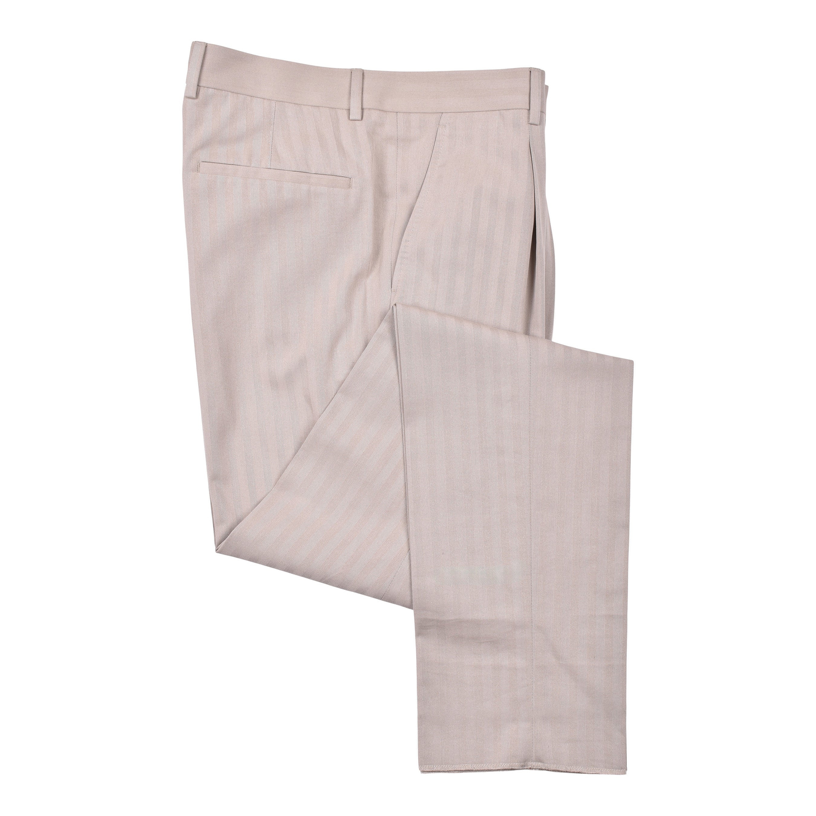 BRUNELLO CUCINELLI MEN'S TAUPE DOUBLE-BREASTED SUIT JACKET