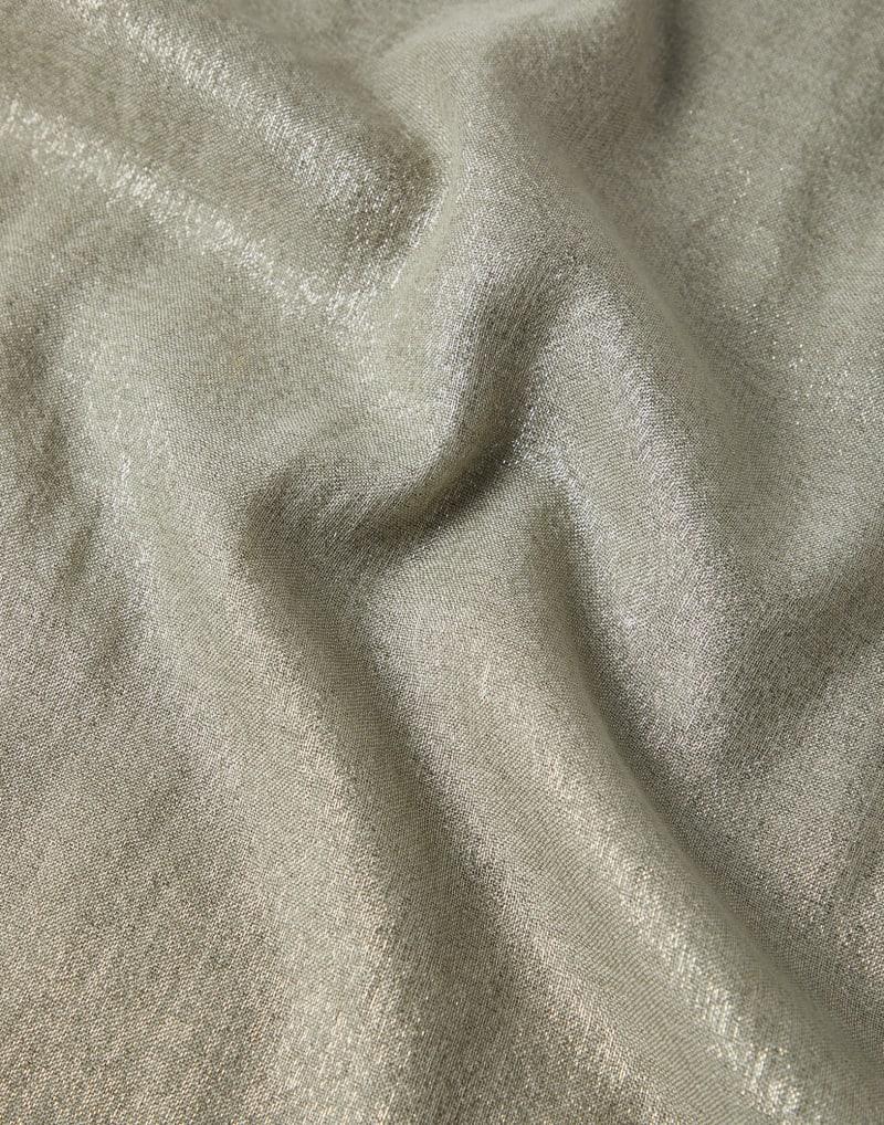 BRUNELLO CUCINELLI WOMEN'S OLIVE WOOL SILK BLEND SCARF