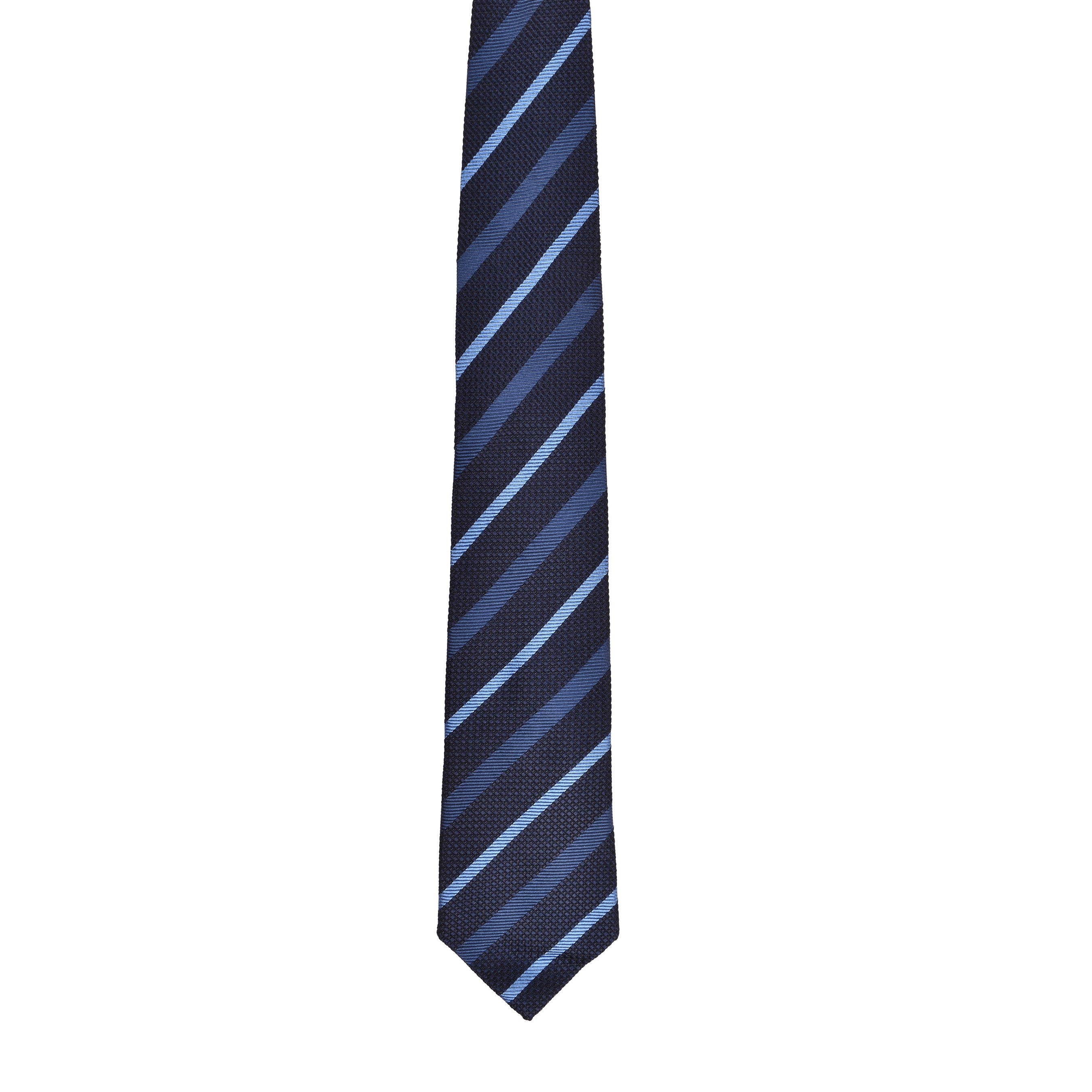 BRUNELLO CUCINELLI MEN'S 100% SILK STRIPED TIE NEW