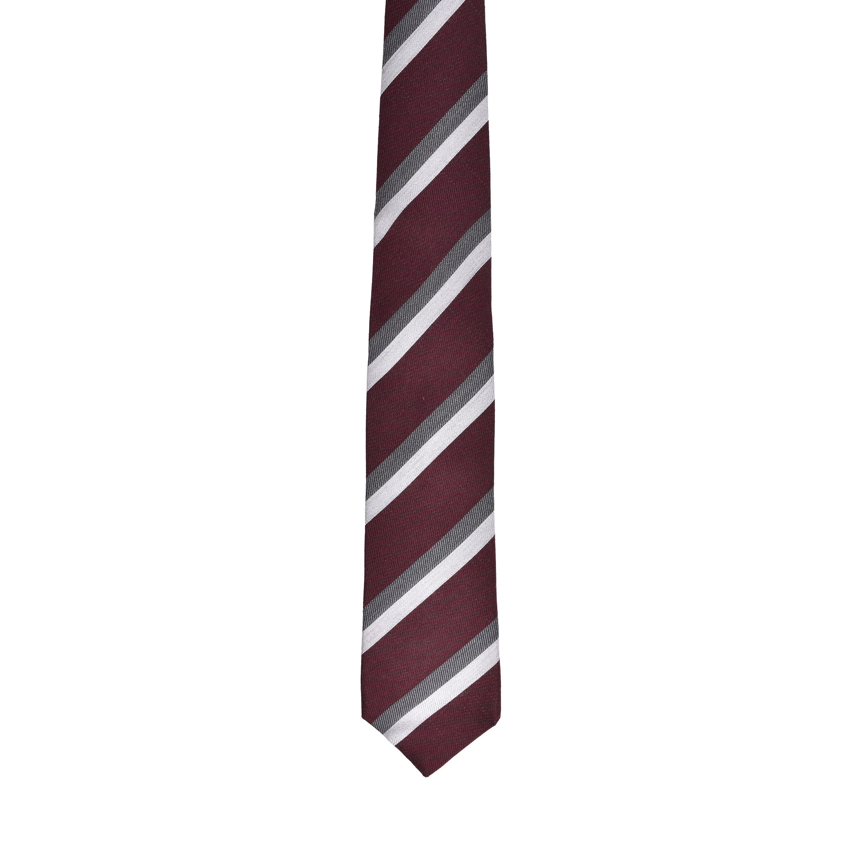 BRUNELLO CUCINELLI MEN'S WOOL BLEND STRIPED TIE NEW