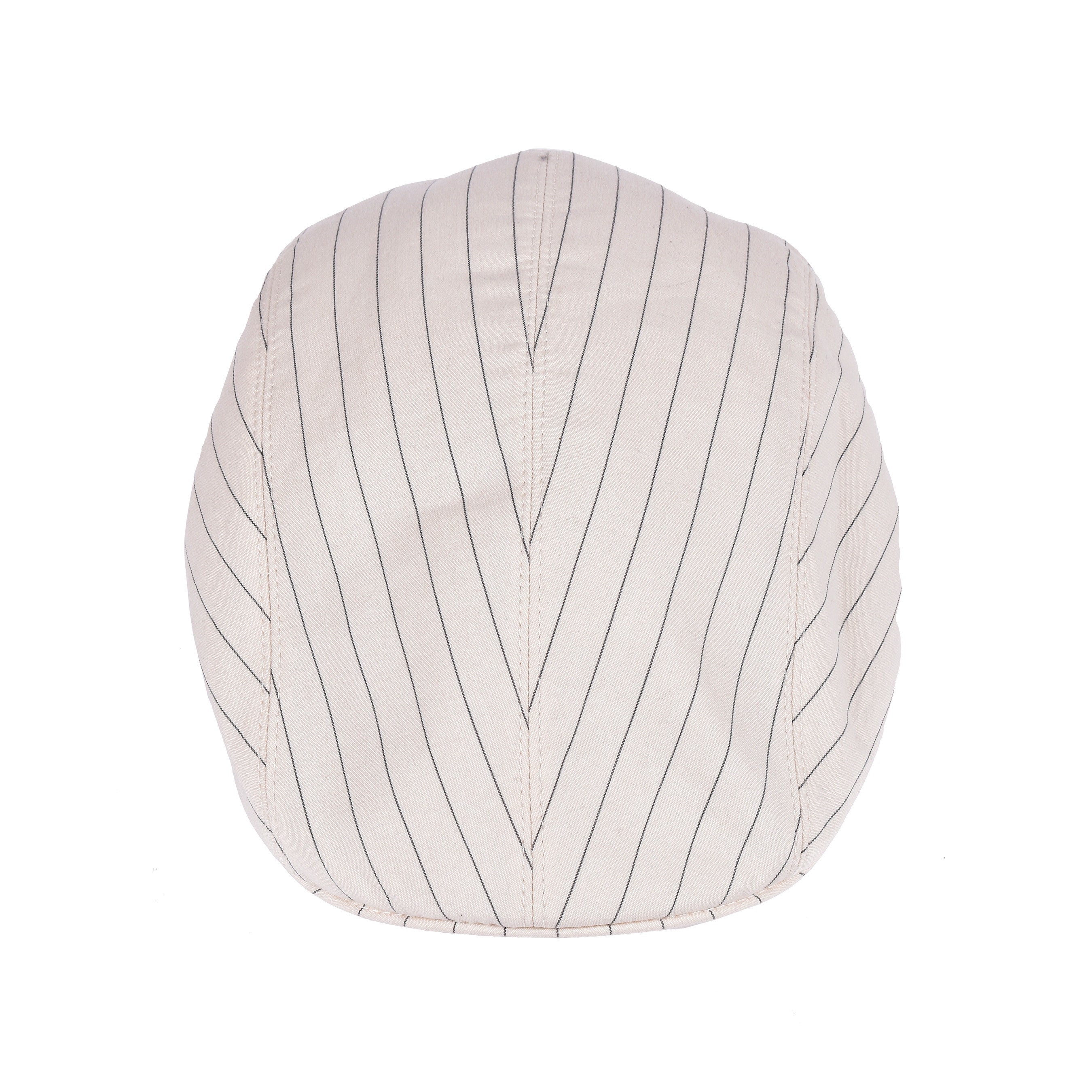 BRUNELLO CUCINELLI MEN'S COTTON OFF WHITE CASUAL FLAT HAT