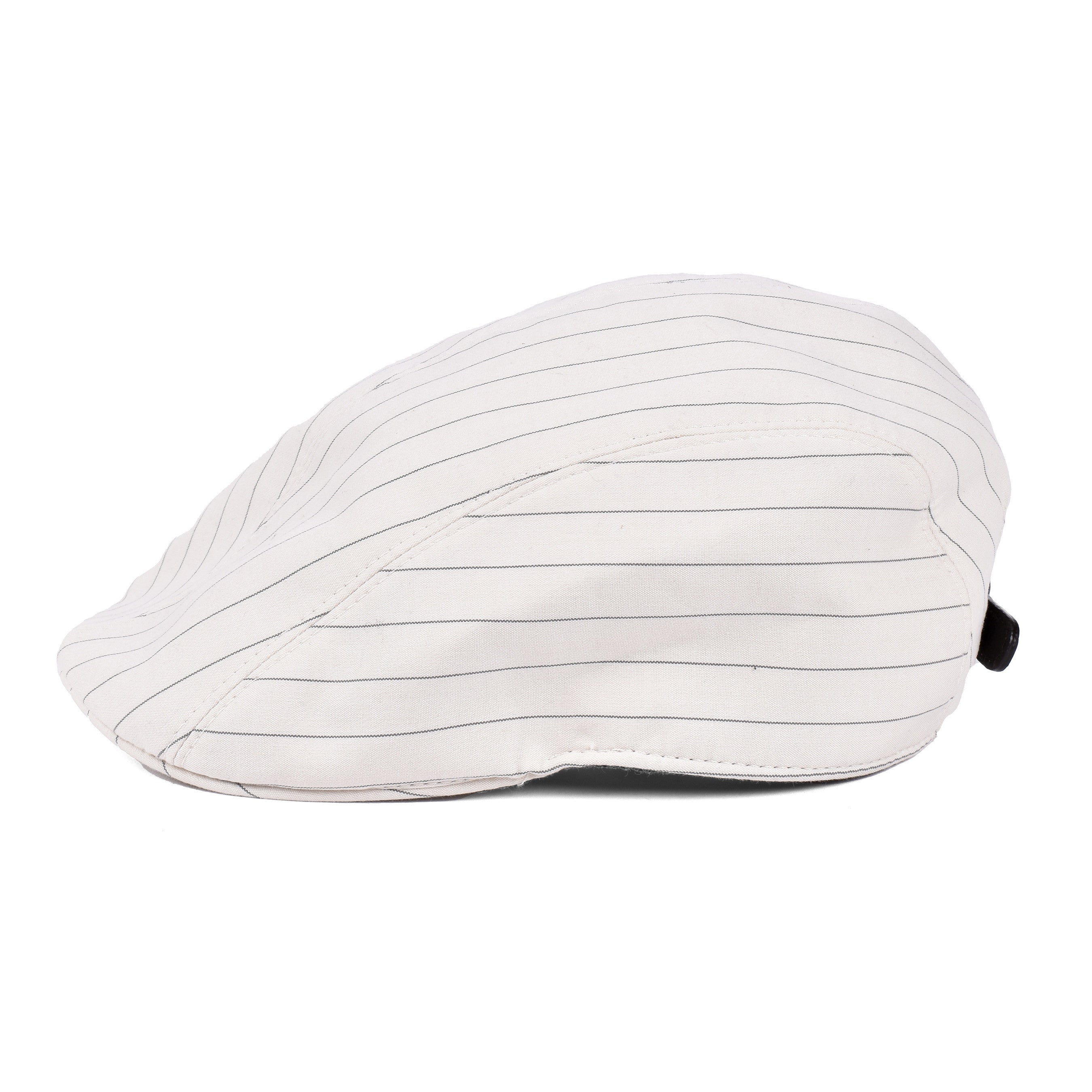 BRUNELLO CUCINELLI MEN'S COTTON OFF WHITE CASUAL FLAT HAT