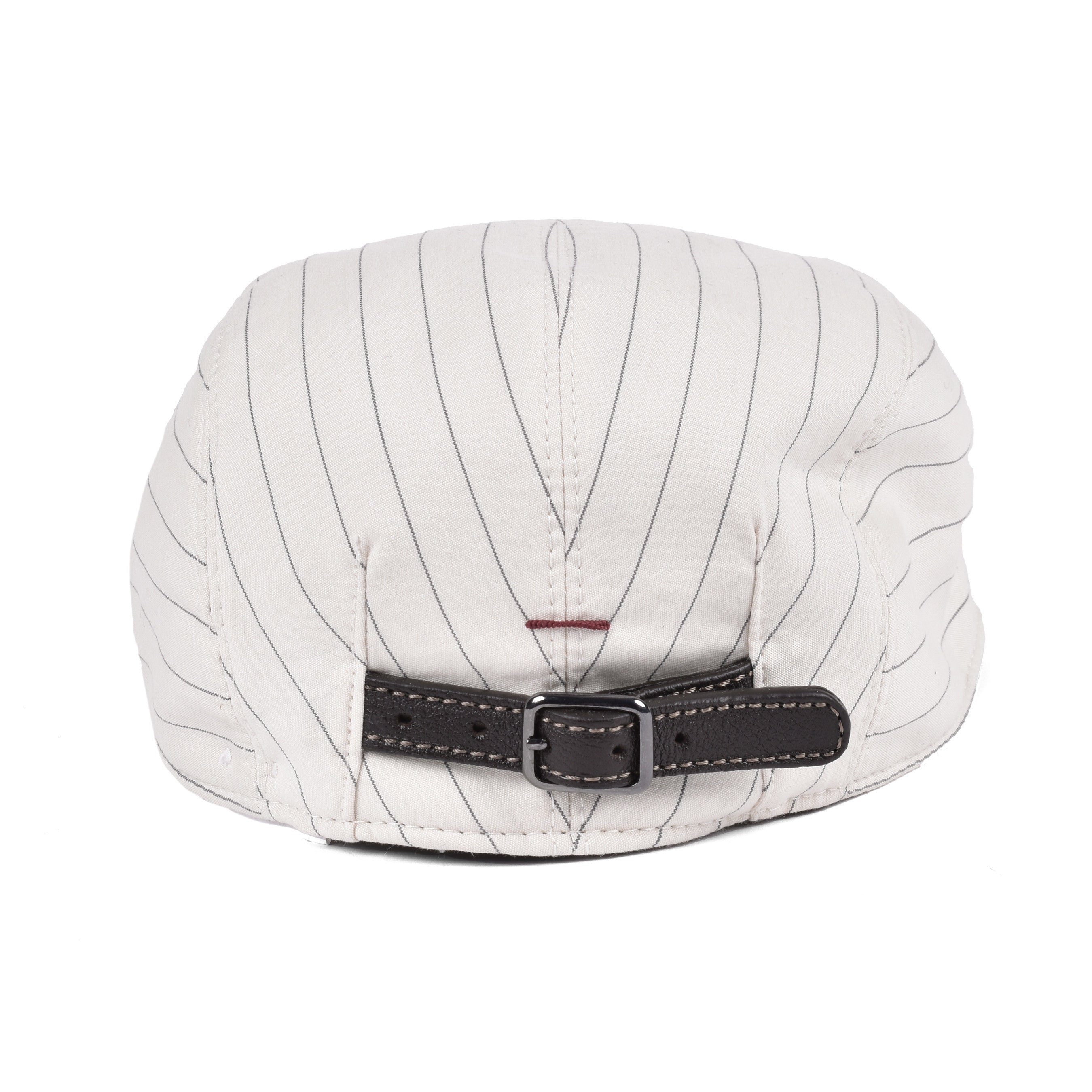 BRUNELLO CUCINELLI MEN'S COTTON OFF WHITE CASUAL FLAT HAT
