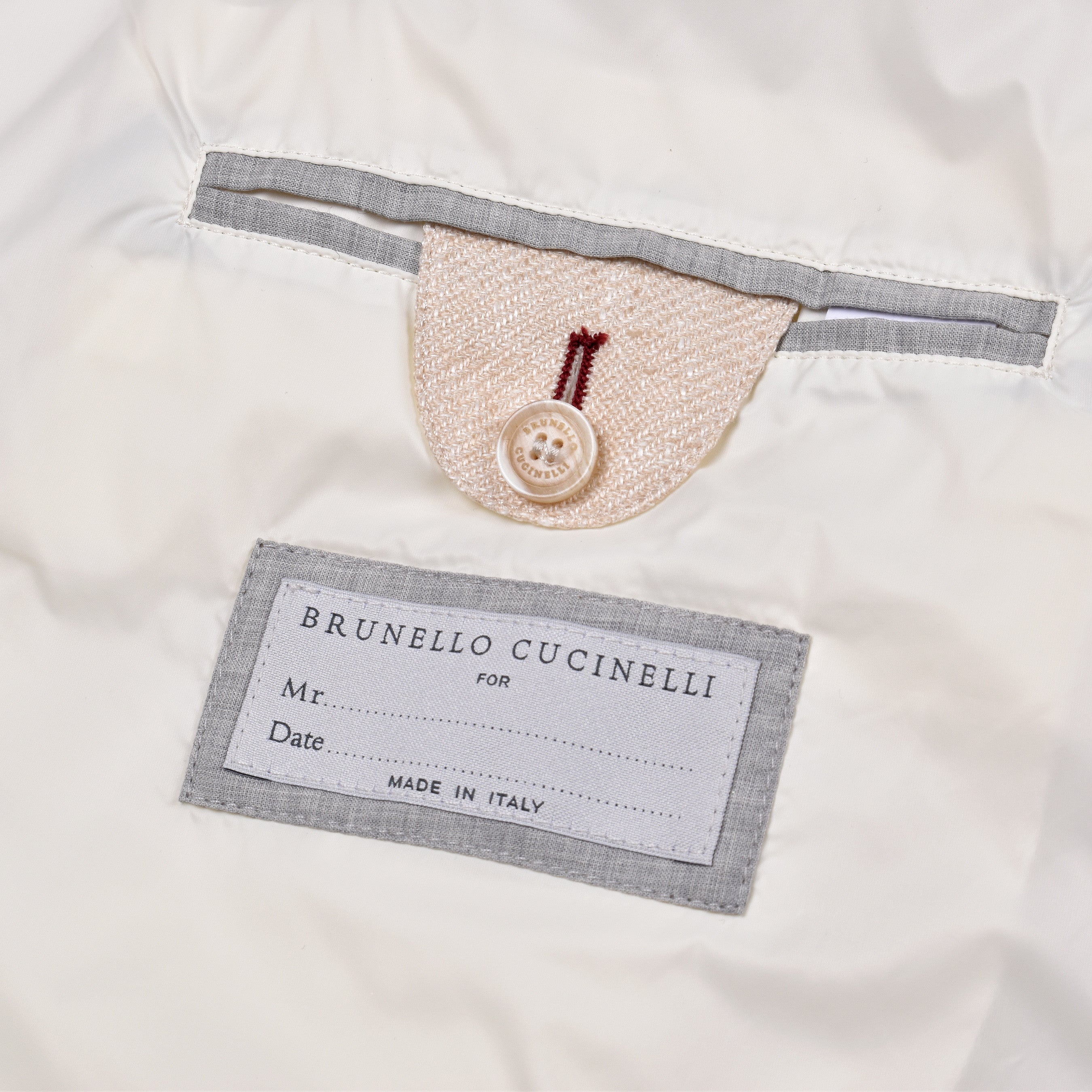 BRUNELLO CUCINELLI MEN'S WOOL BLEND BUTTON DOWN CASUAL PUFFER VEST