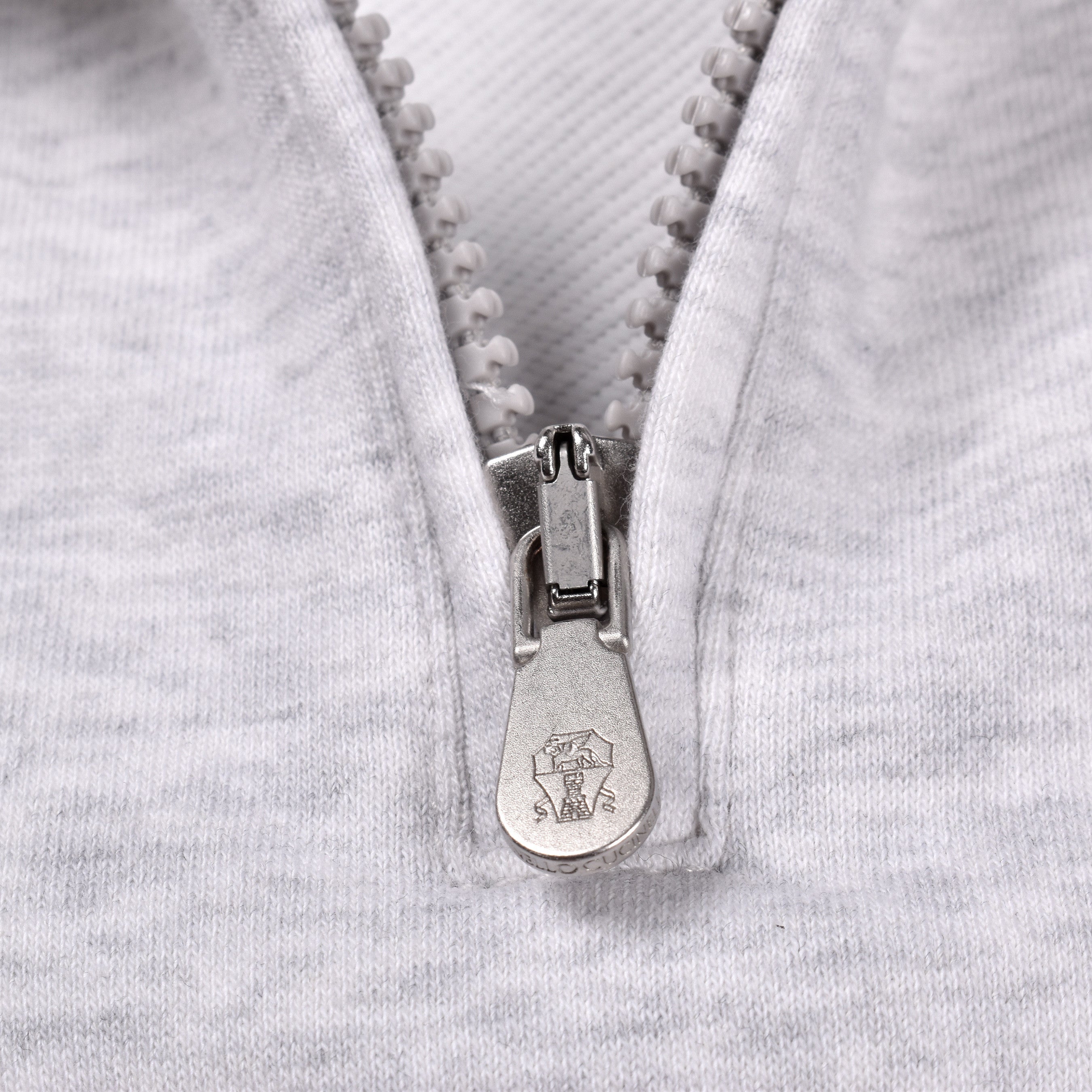 BRUNELLO CUCINELLI MEN'S PEARL QUARTER-ZIP SWEATSHIRT