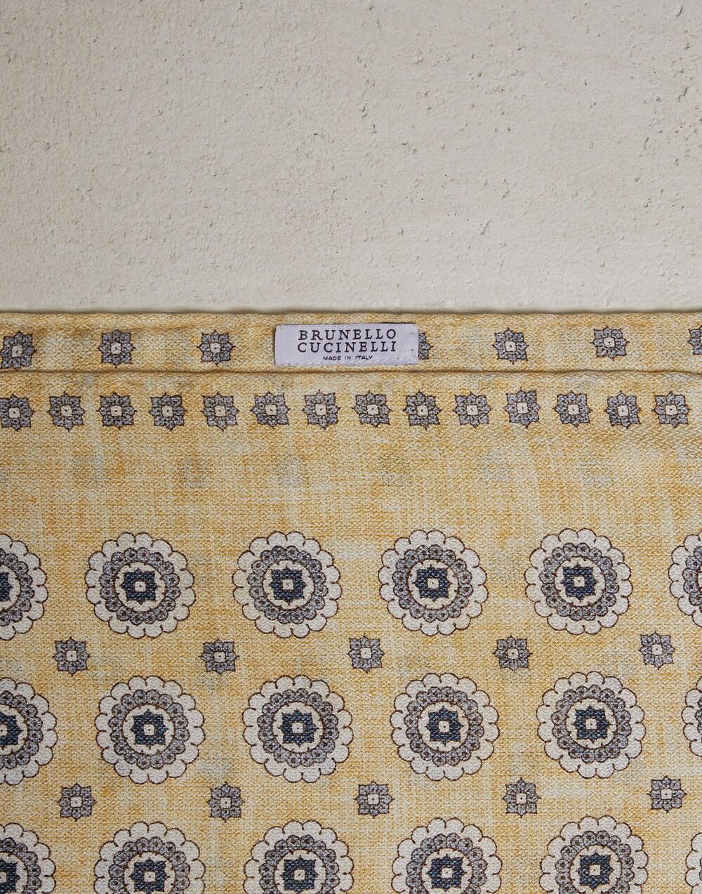 BRUNELLO CUCINELLI MEN'S POCKETSQUARE MW8790091_CZF13 NWT